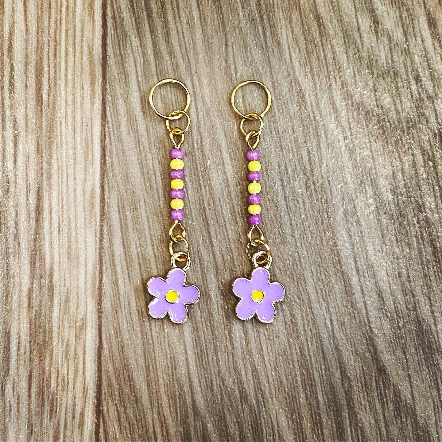 Lilac Flower Hearing Aid Charms