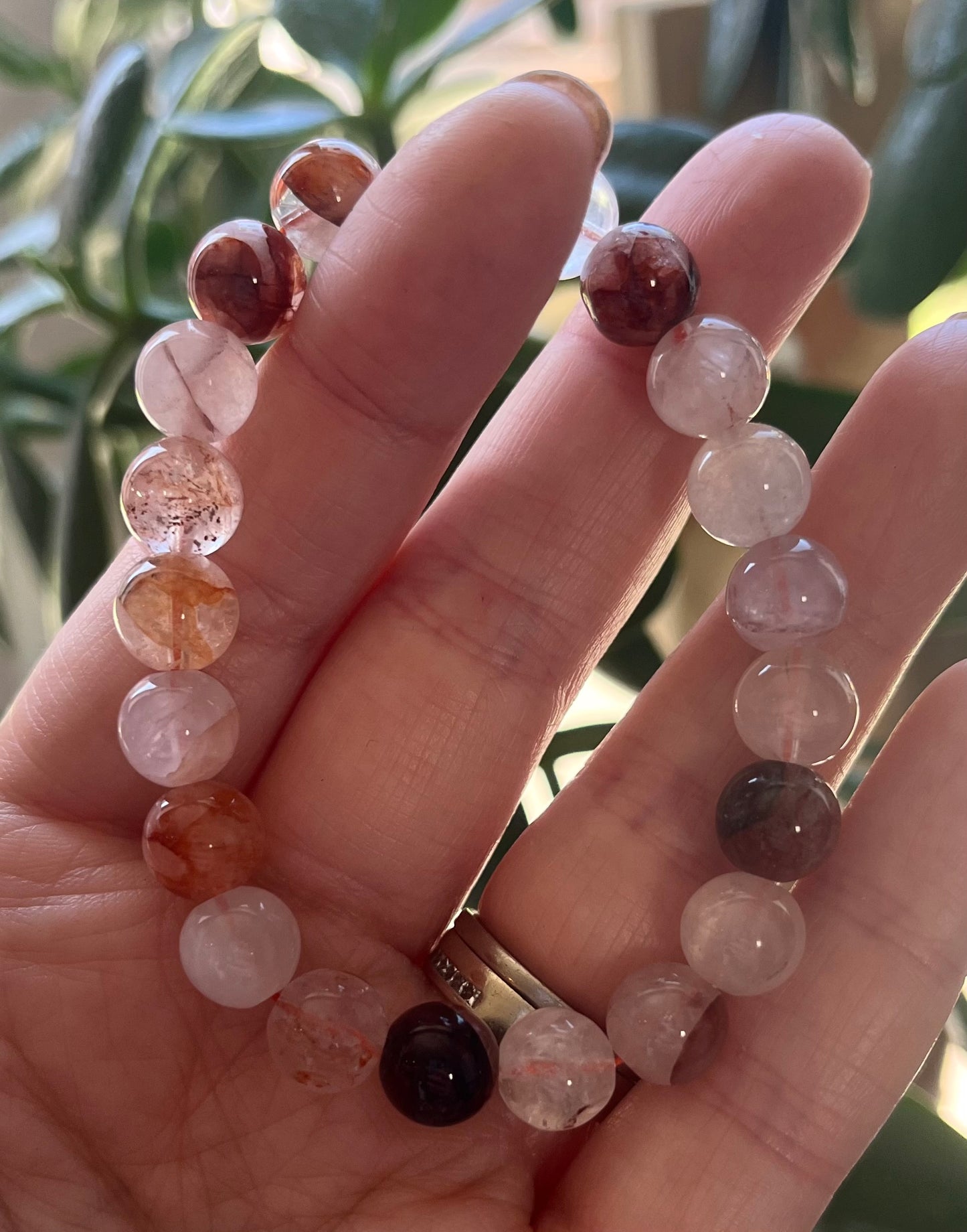 Elasticated Crystal Bead Bracelets