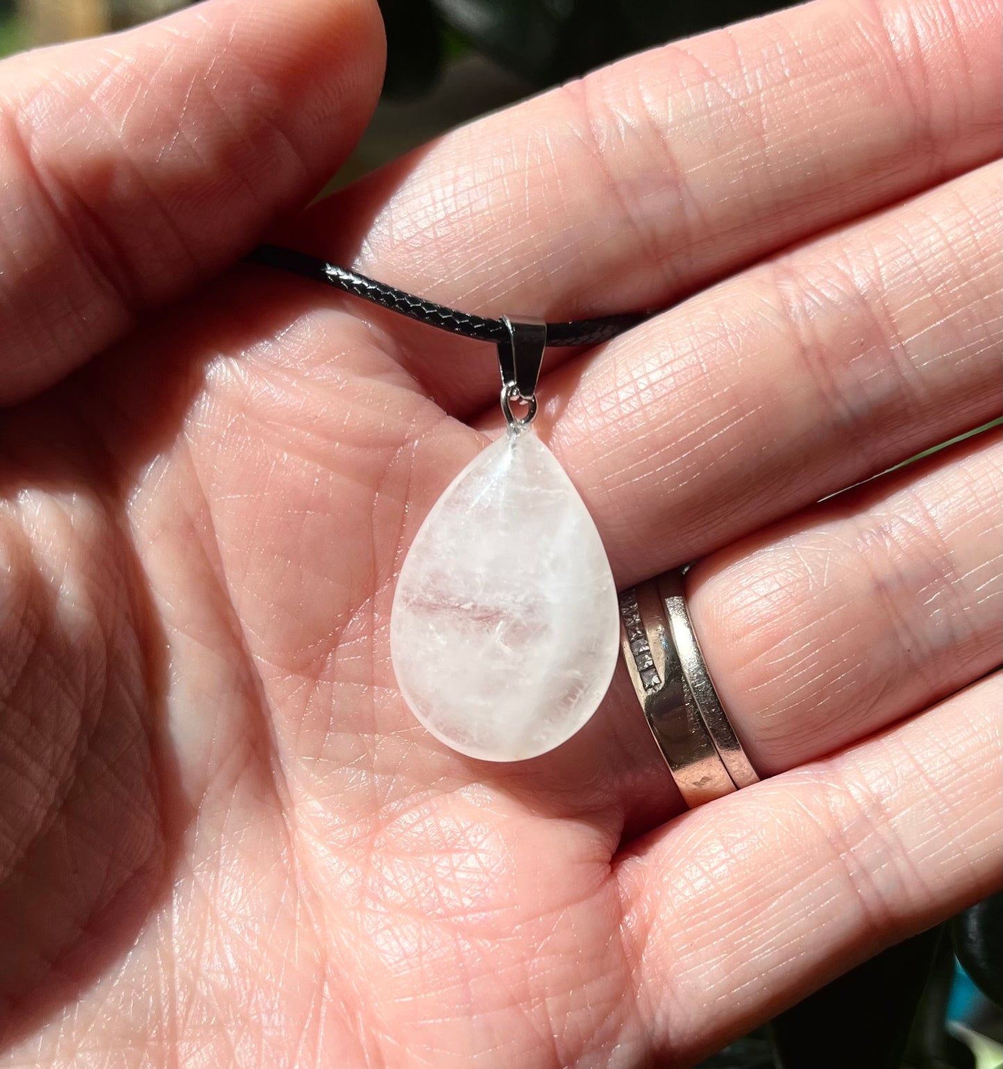 Crystal Teardrop Pendants