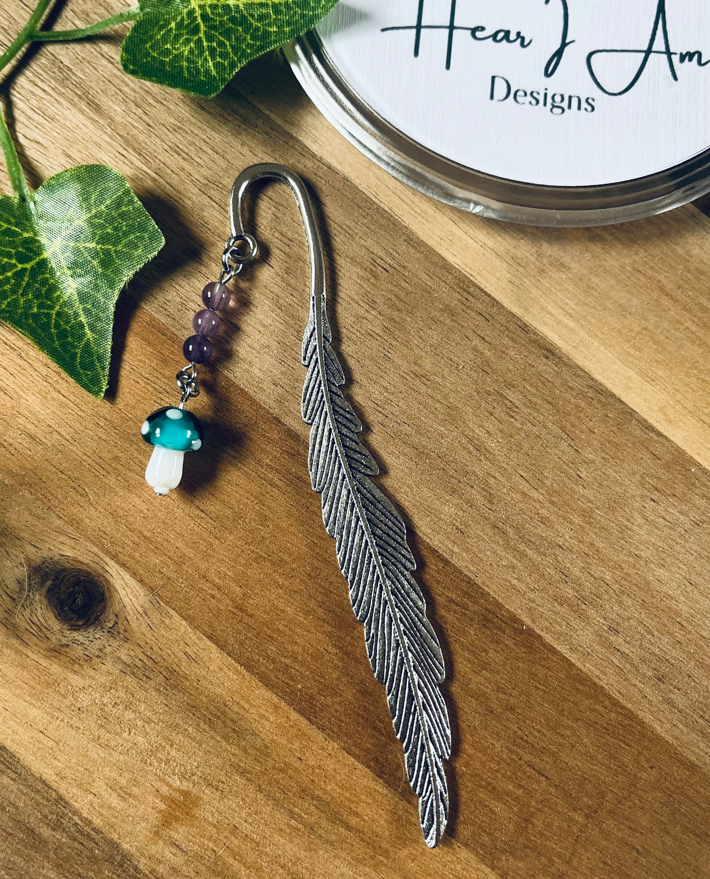 Crystal Feather Bookmarks