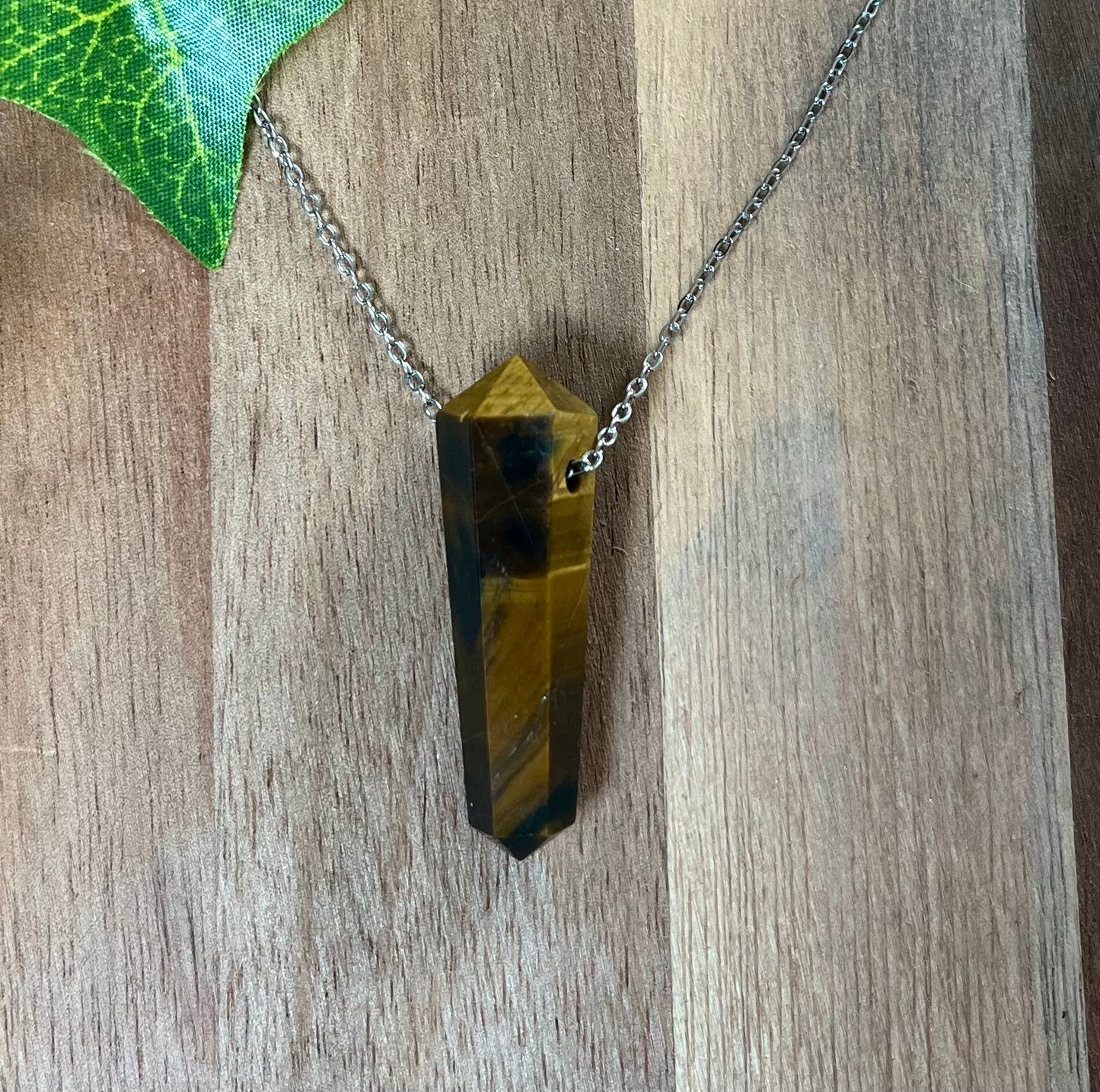 Crystal DT Point Pendant