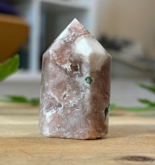 Small Pink Amethyst Towers