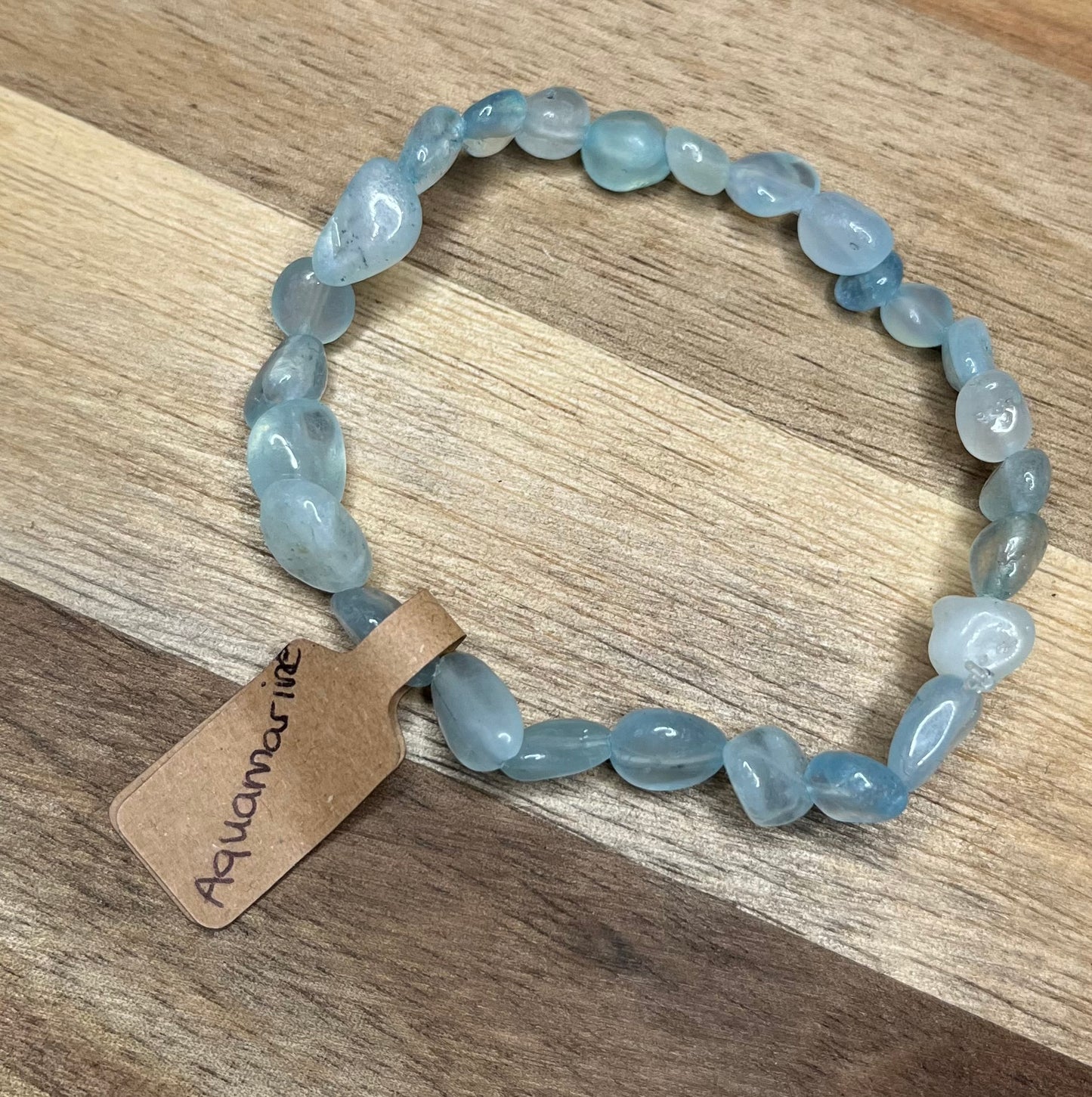 Elasticated Crystal Tumble Stone Bracelets - various crystals