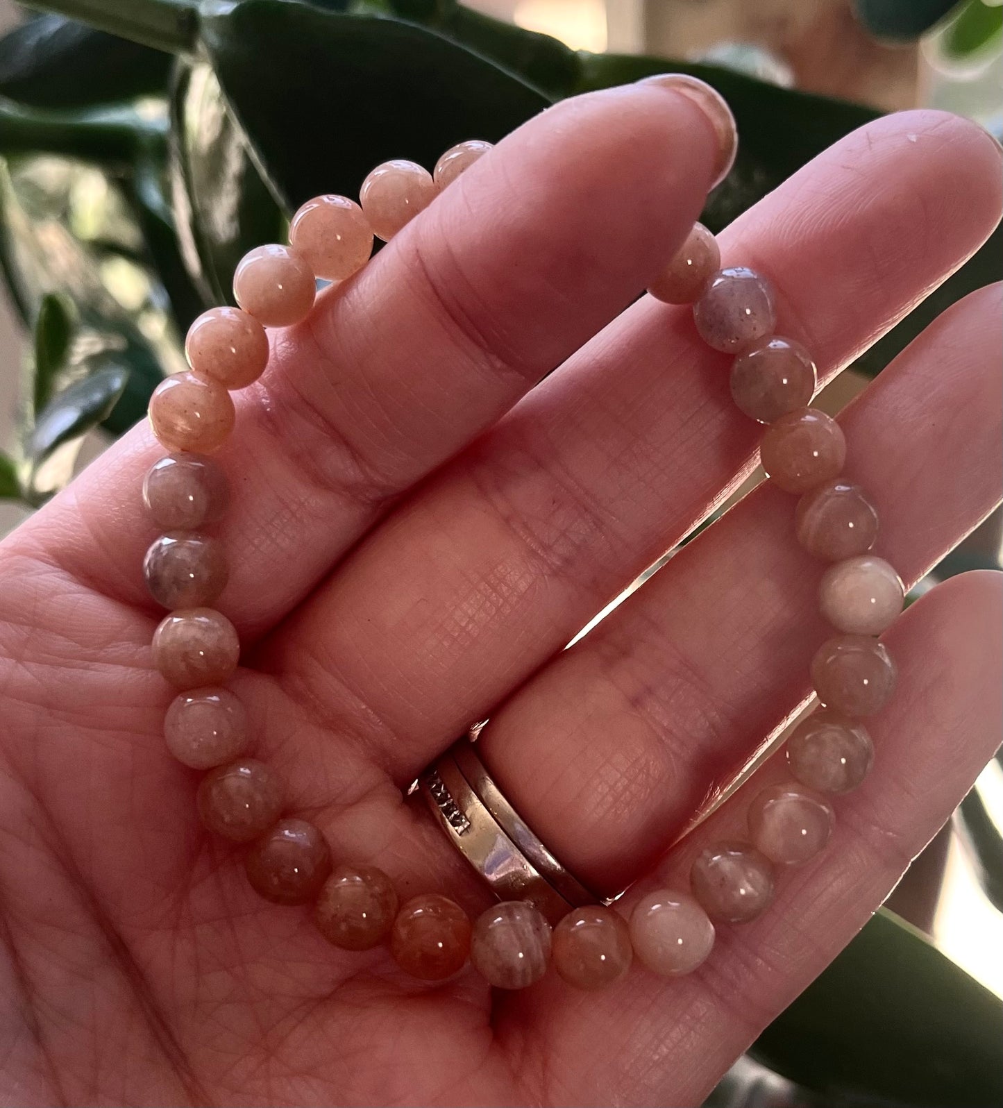 Elasticated Crystal Bead Bracelets