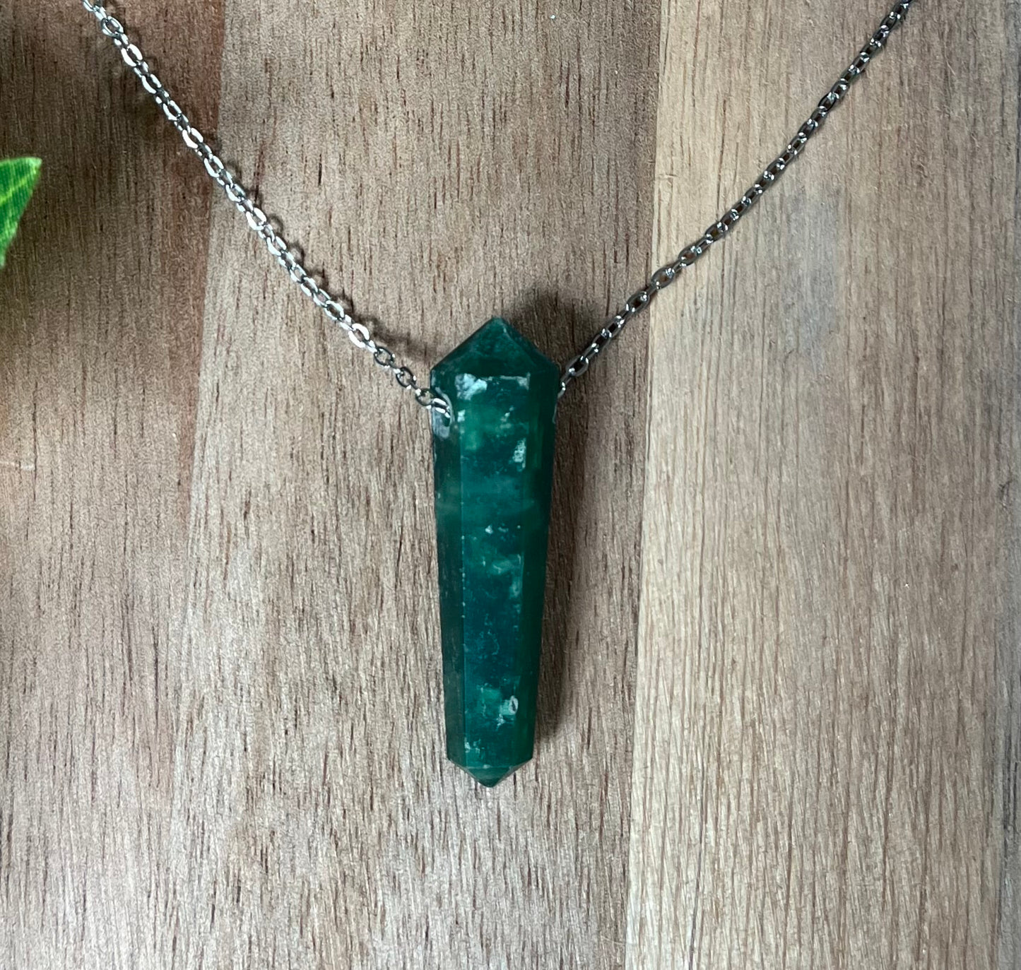 Crystal DT Point Pendant