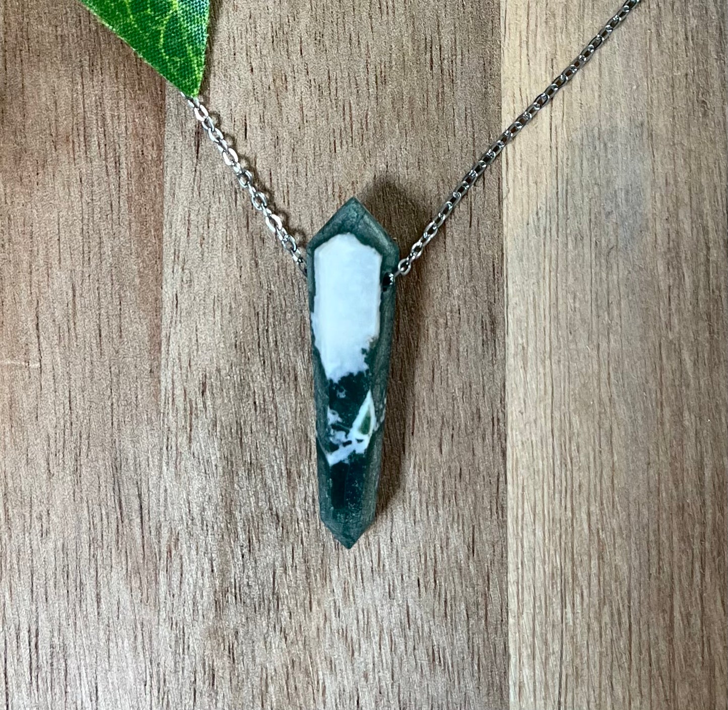 Crystal DT Point Pendant