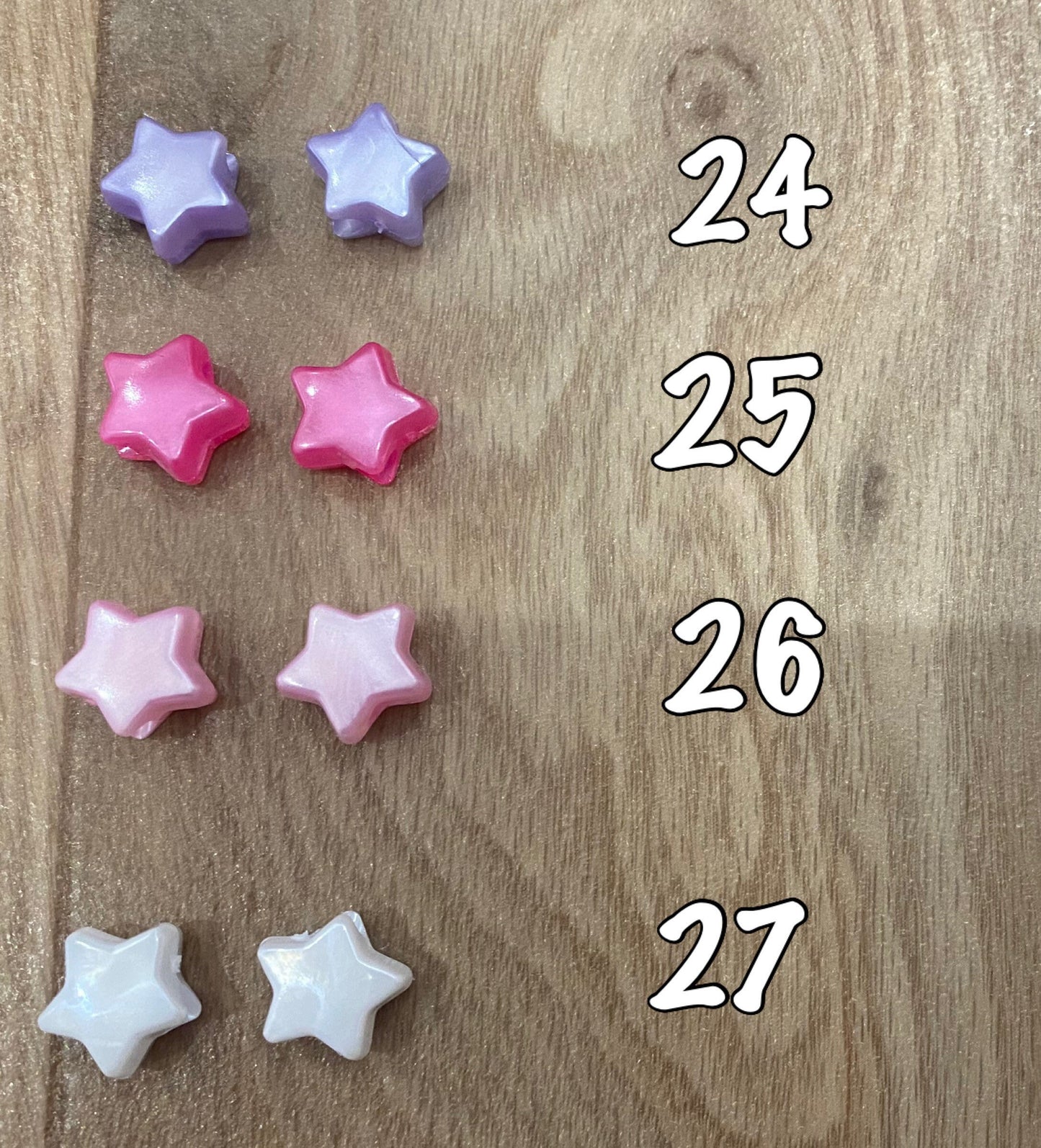 Star Beads for Hearing Aids (pair)