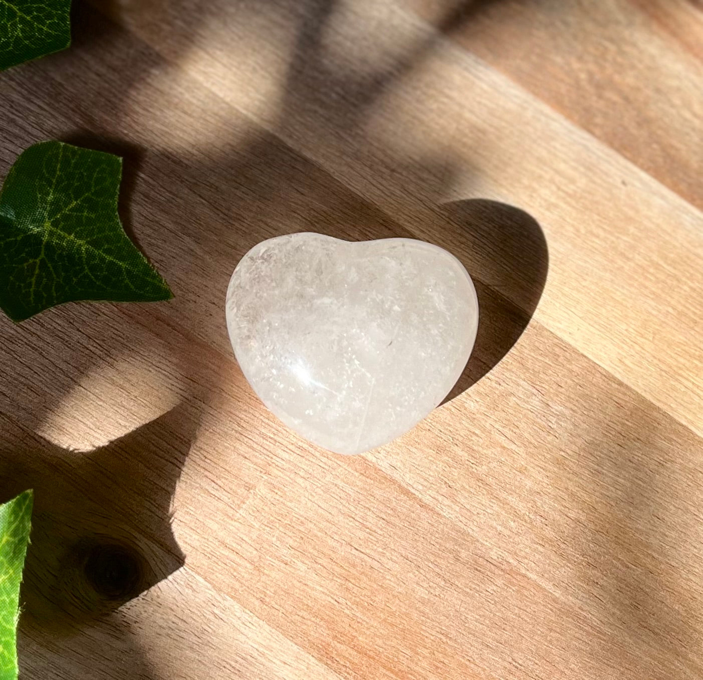 Crystal Heart Carvings