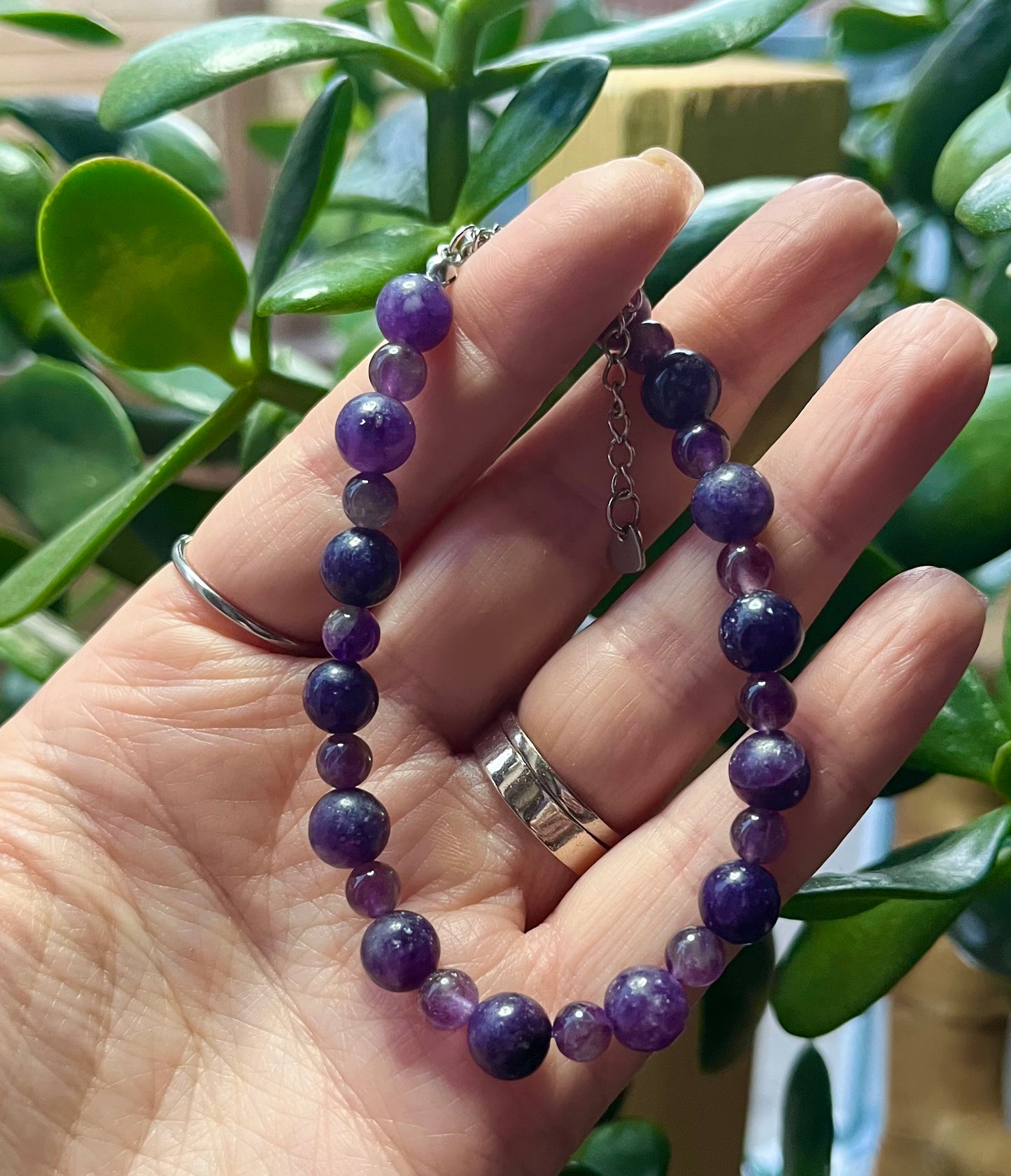 Adjustable Crystal Beaded Bracelets