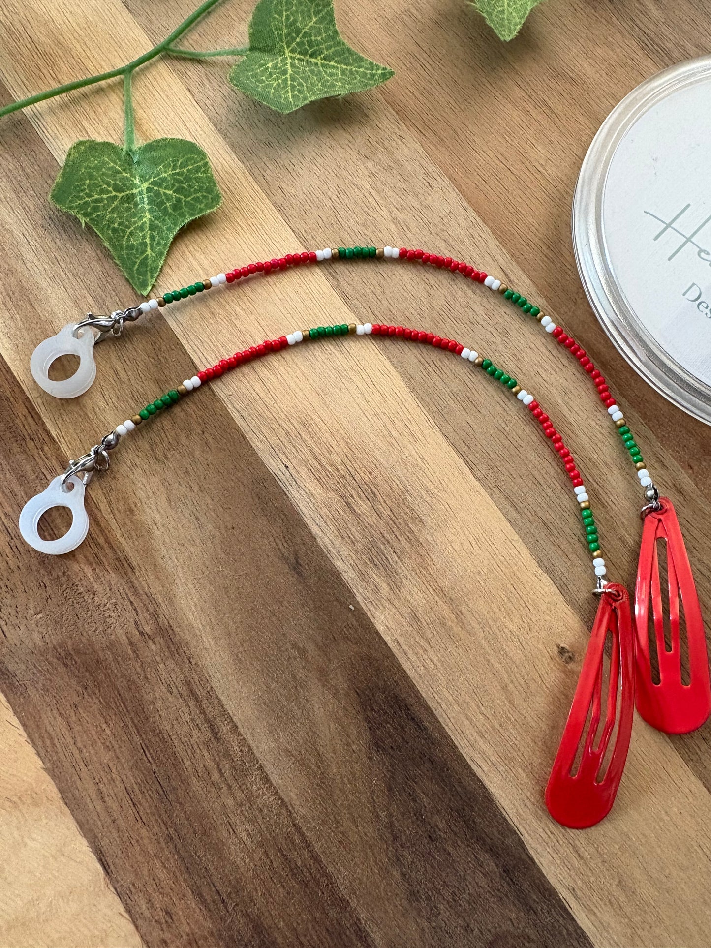 Strawberry Fields Hearing Aid Retainer 🍓 - sold individually
