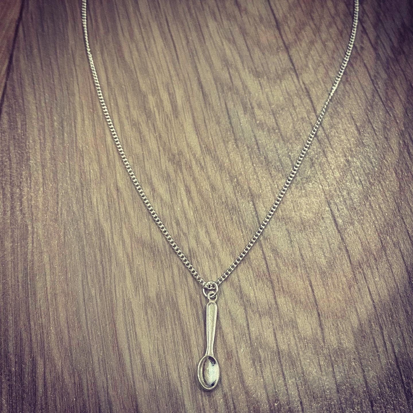“Extra Spoon” Silver Necklace