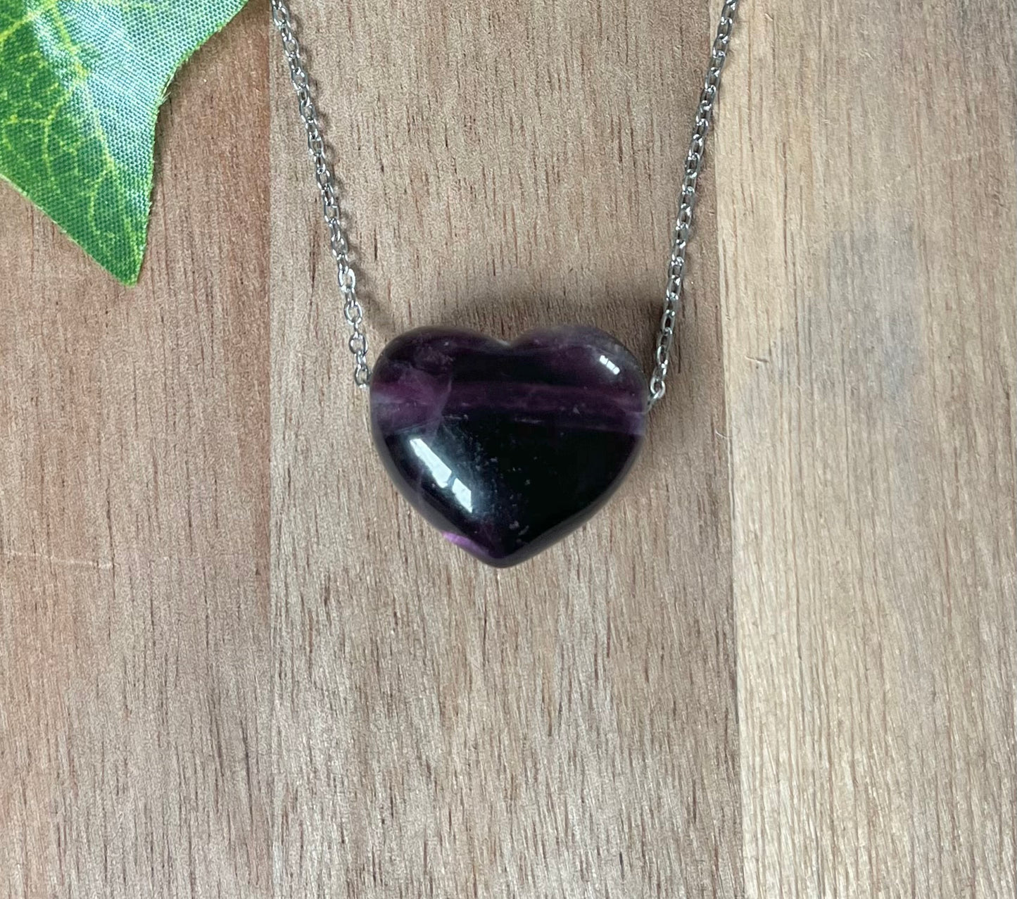 Fluorite Heart Pendant