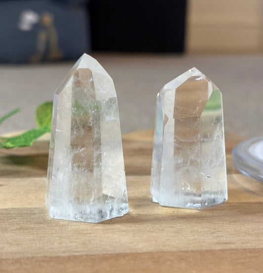 Small Clear Quartz Towers