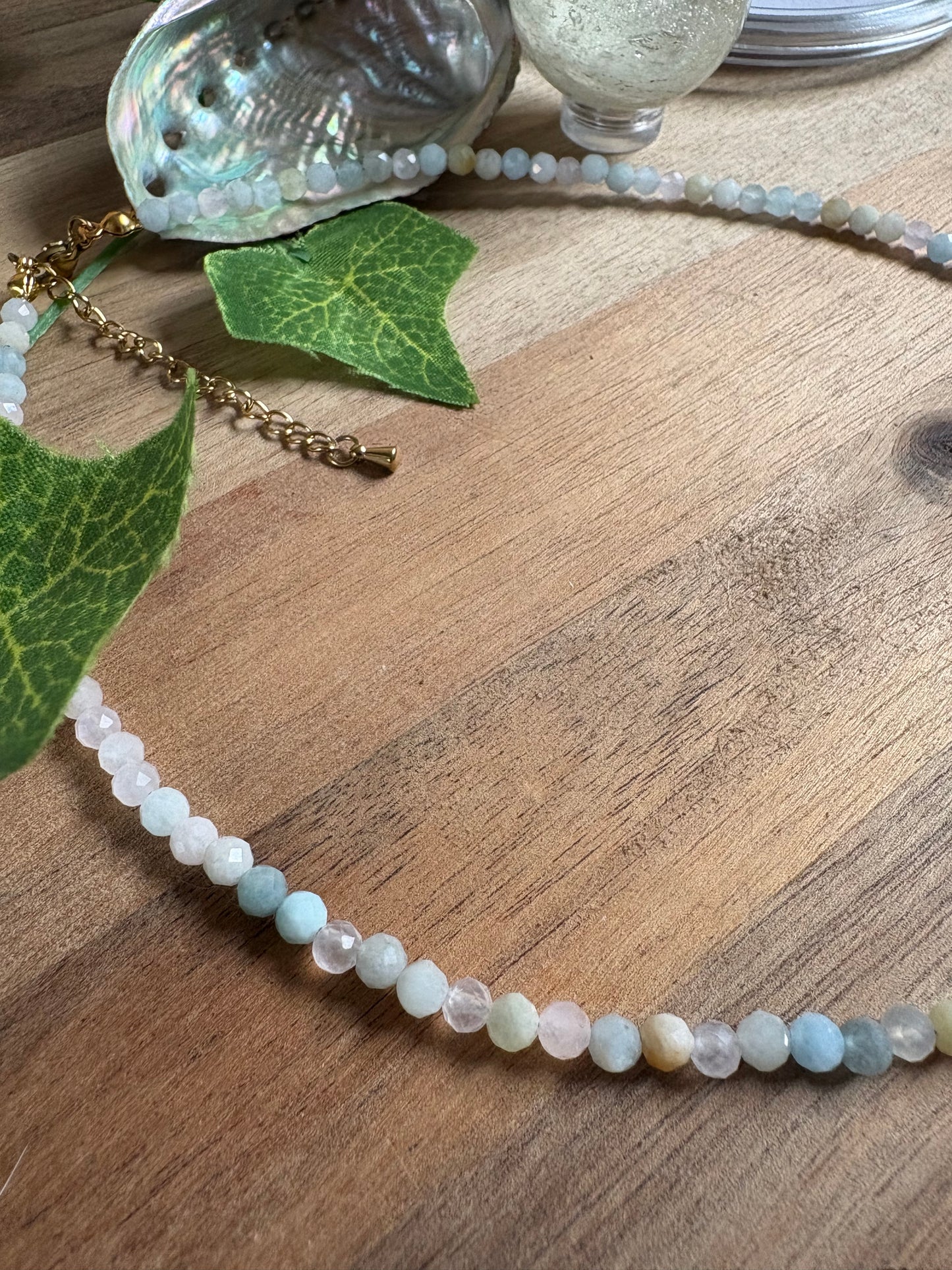 Salt & Sky Collection: Sunset Rose Necklace