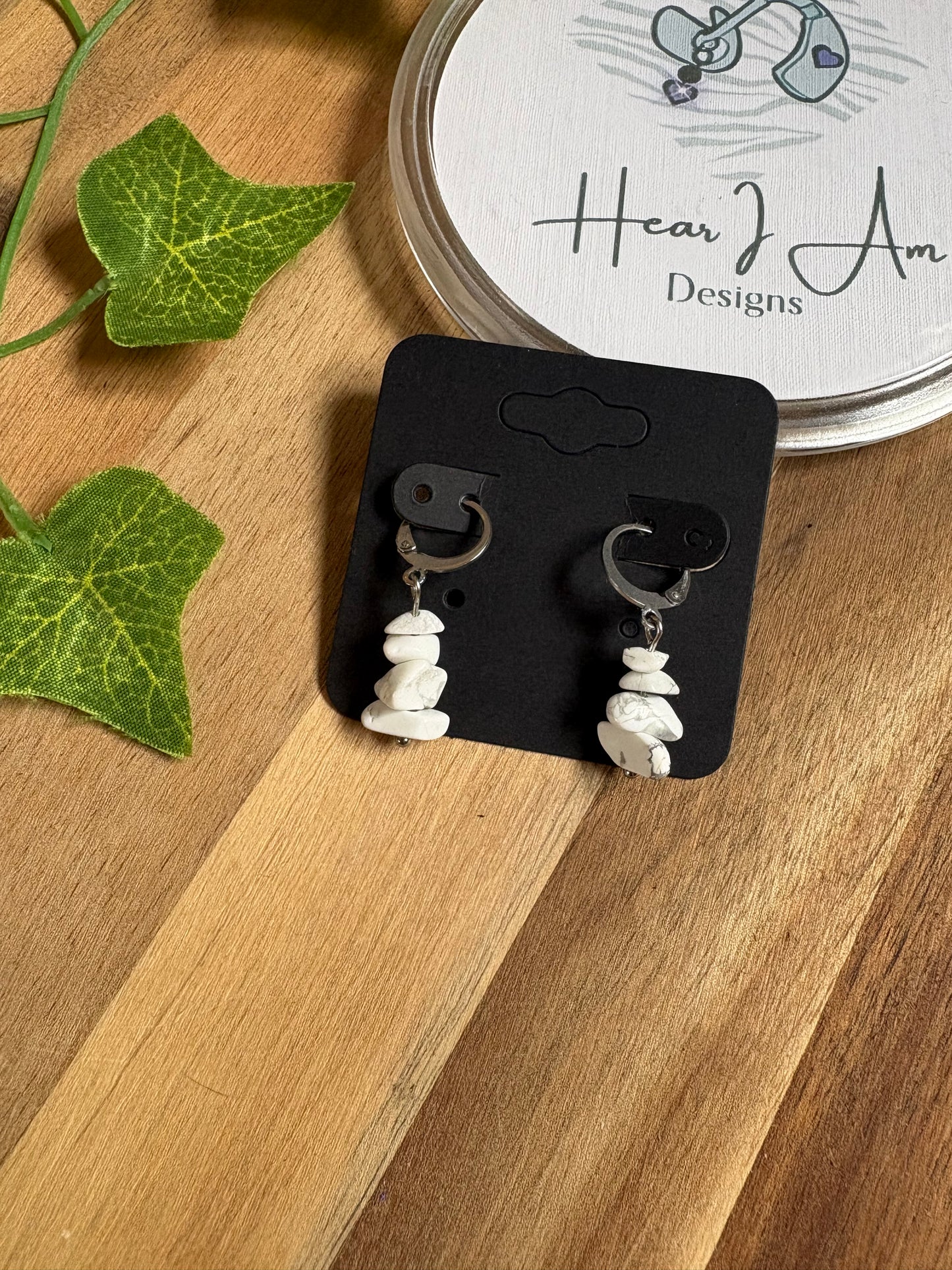 ✨ Easy-Fasten Stainless Steel Crystal Chip Huggie Lever Back Earrings