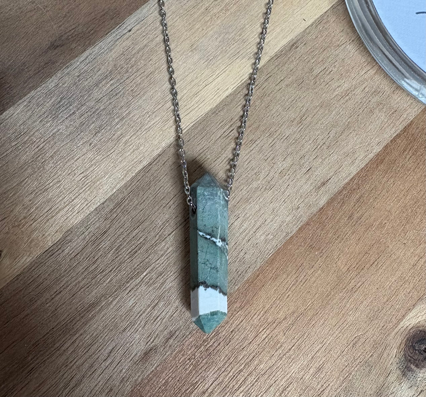 Crystal DT Point Pendant