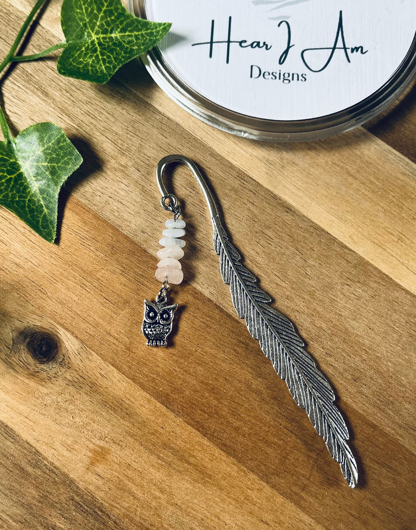 Crystal Feather Bookmarks
