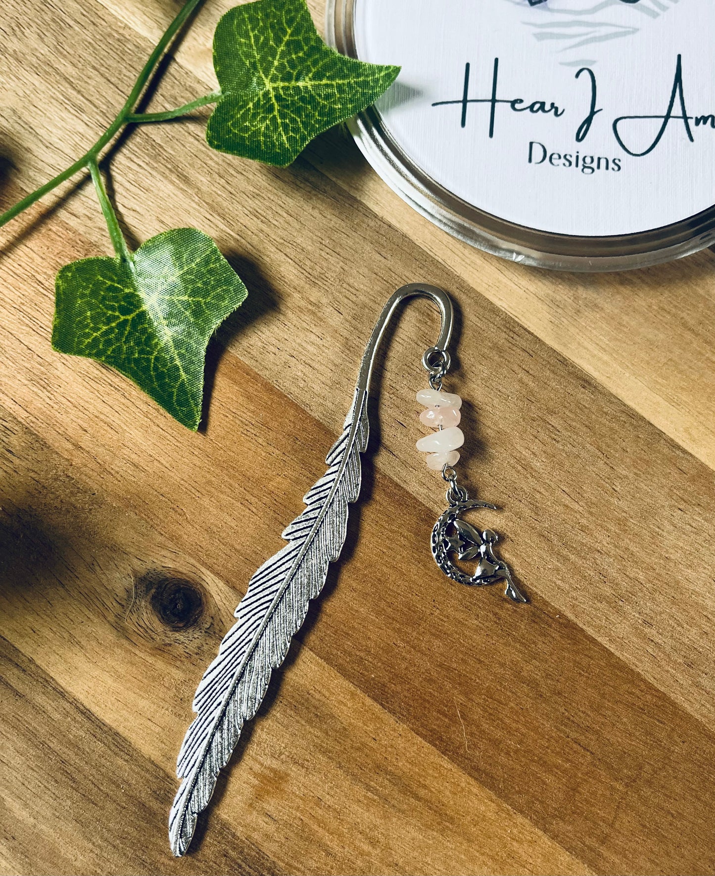 Crystal Feather Bookmarks