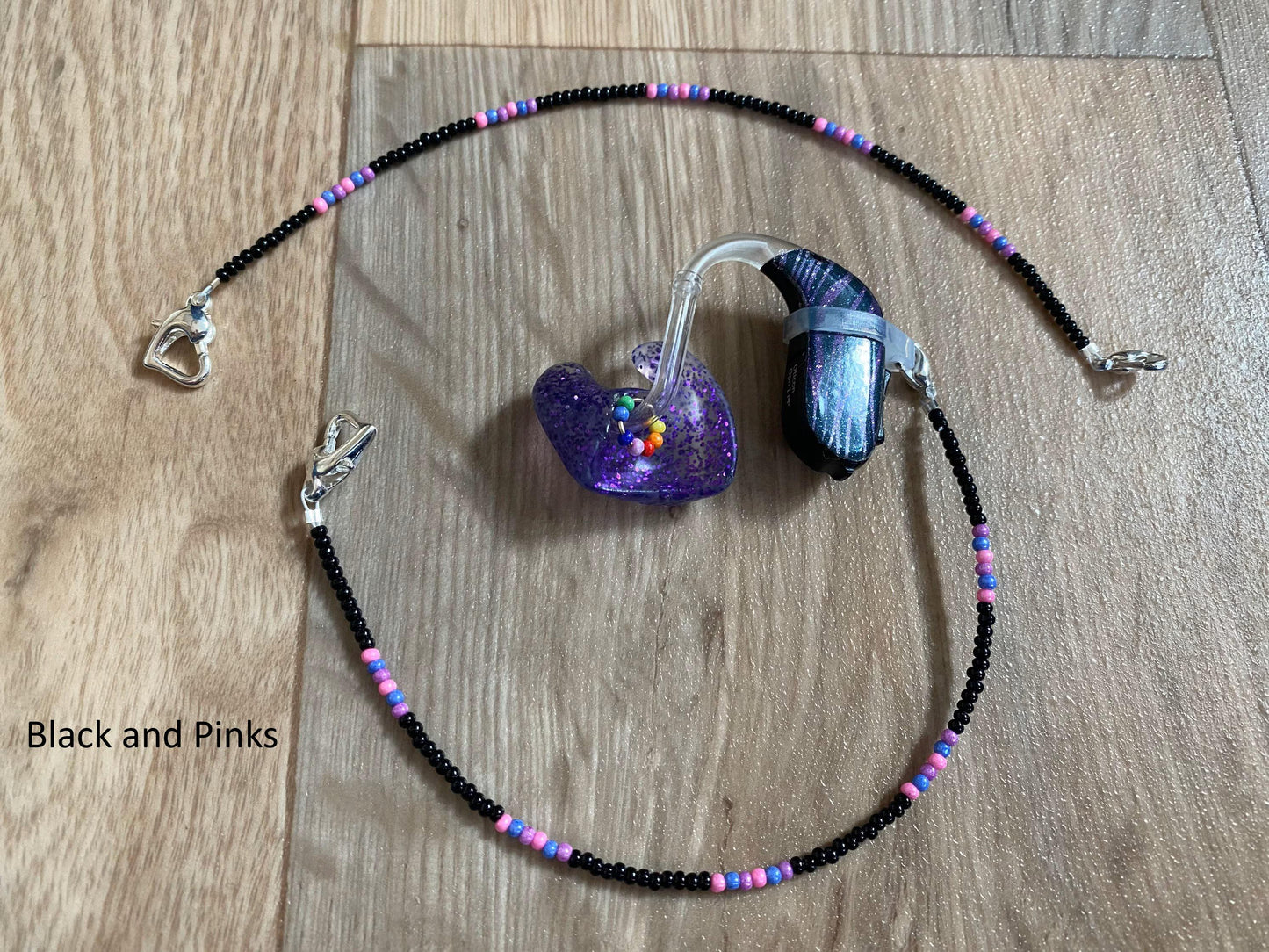 Beaded Hearing Aid Retainers