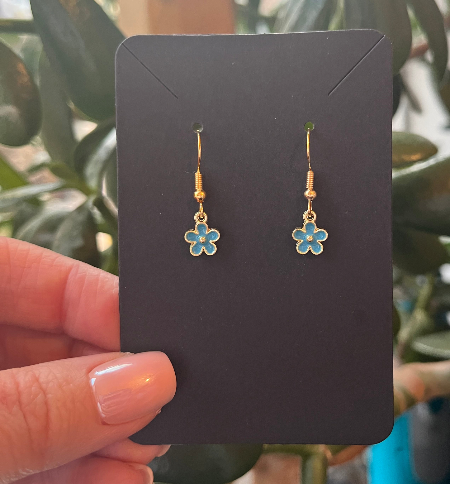 Stainless Steel Forget Me Not Earrings - £1 from every sale donated to the Alzheimer's Society