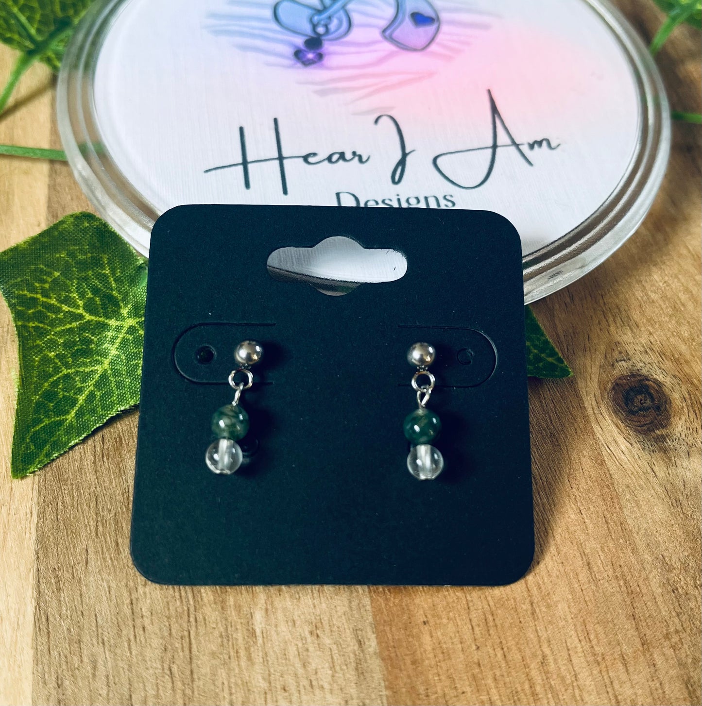 Stainless Steel Stud Drop Earrings – Various Designs Available