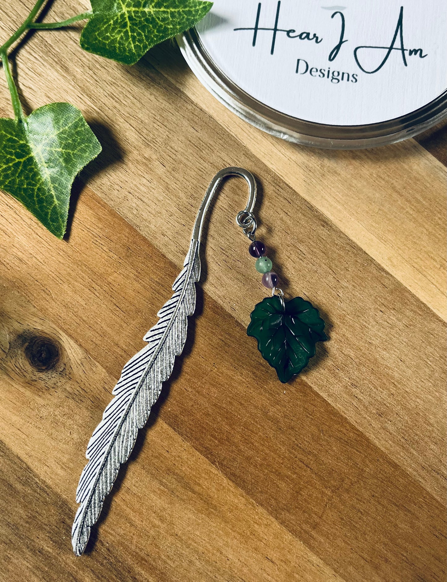 Crystal Feather Bookmarks