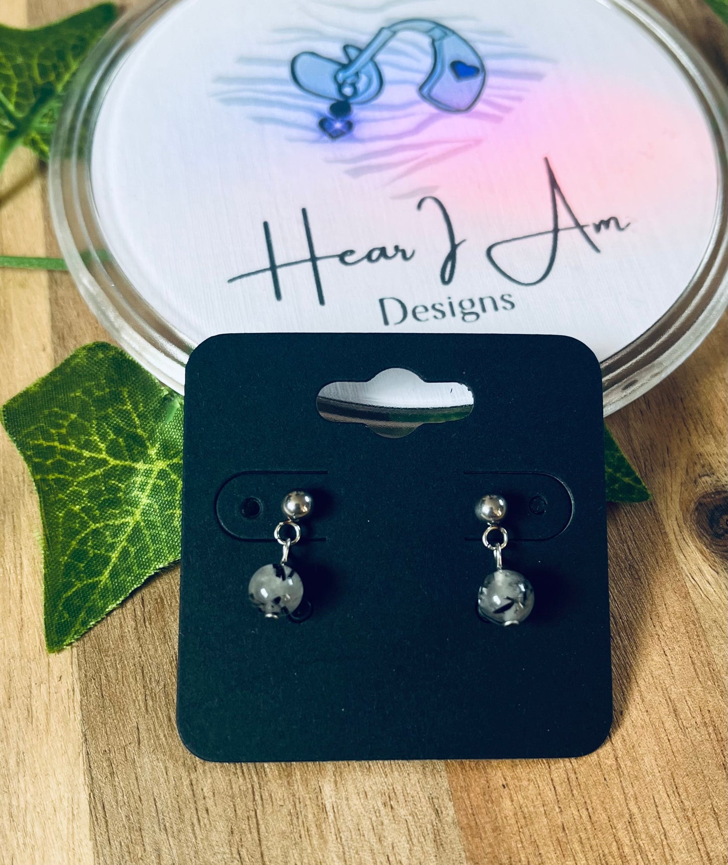 Stainless Steel Stud Drop Earrings – Various Designs Available