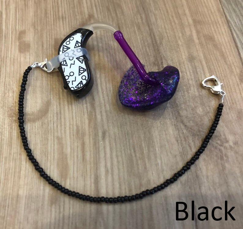Beaded Hearing Aid Retainers