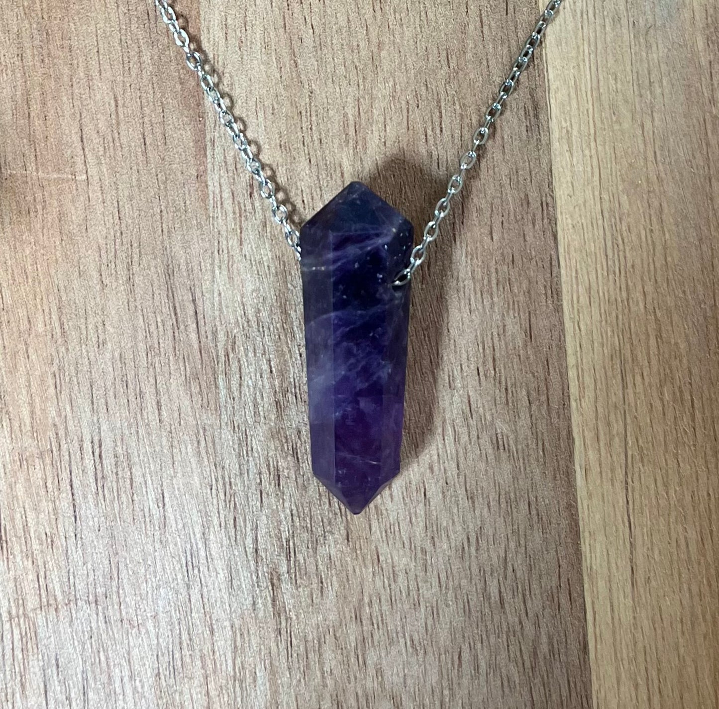 Crystal DT Point Pendant