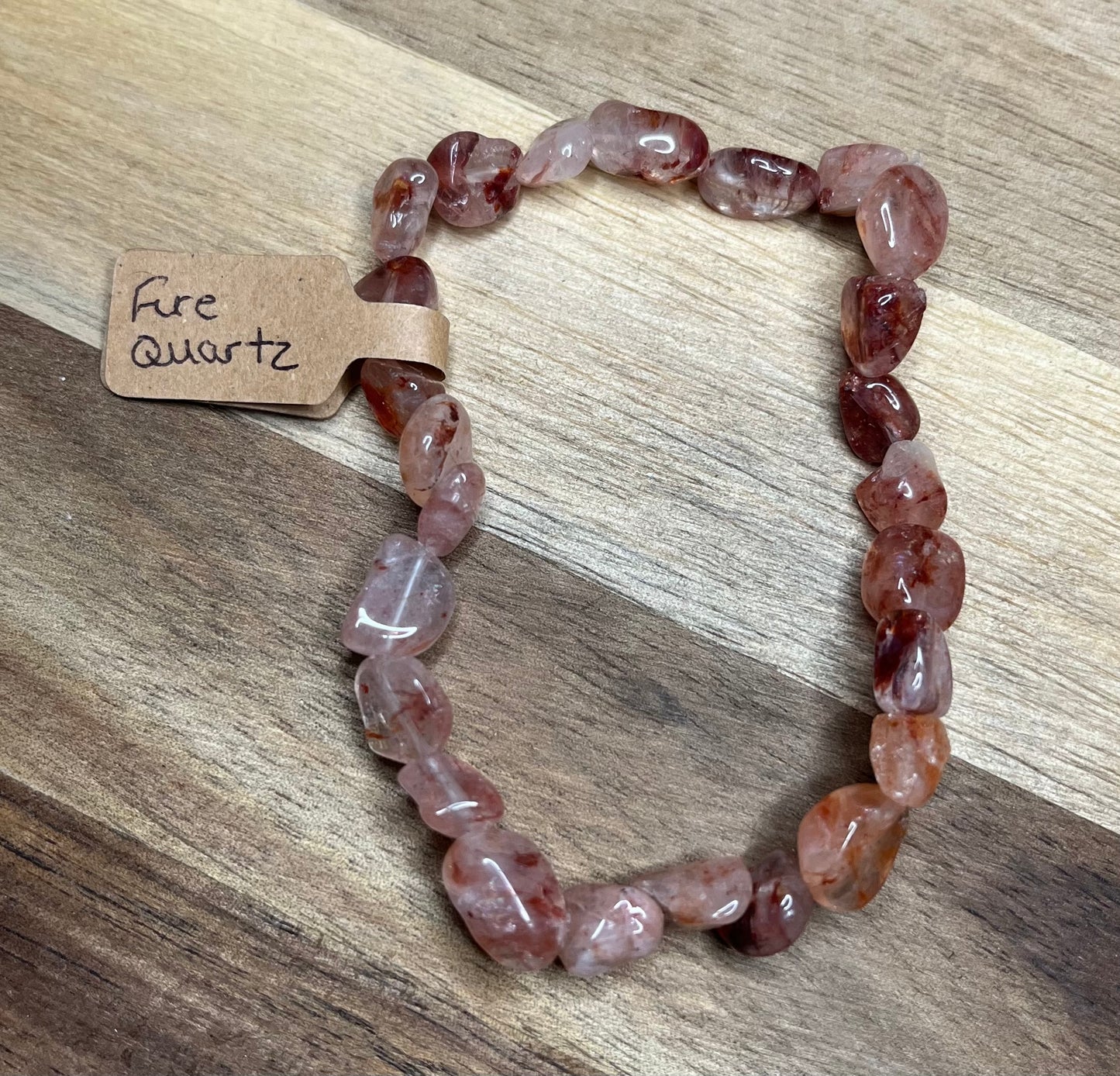 Elasticated Crystal Tumble Stone Bracelets - various crystals