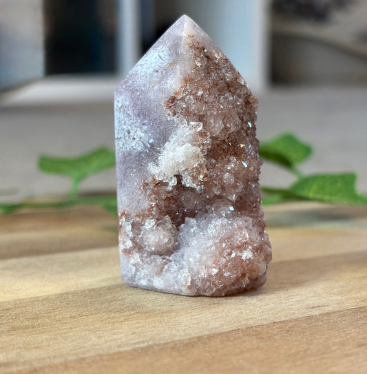 Small Pink Amethyst Towers