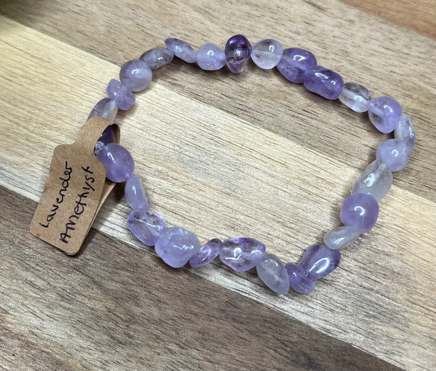 Elasticated Crystal Tumble Stone Bracelets - various crystals