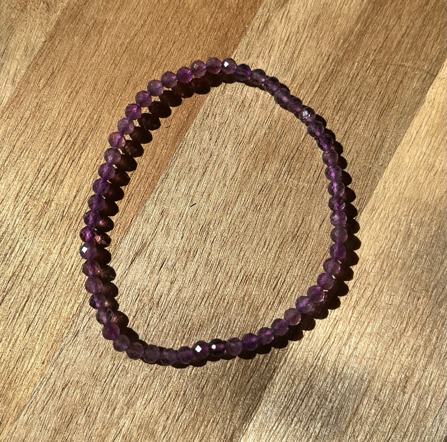 Elasticated Faceted Crystal Bracelets - various crystals