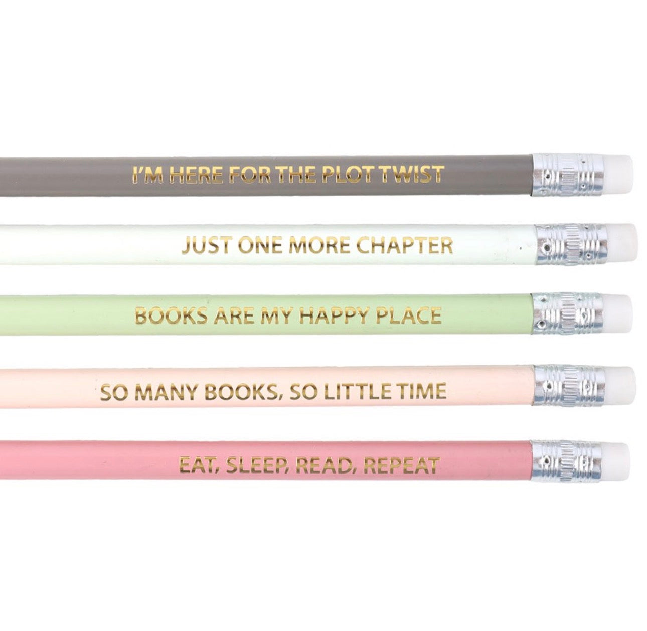Bookworm Pencils - 5 Pack
