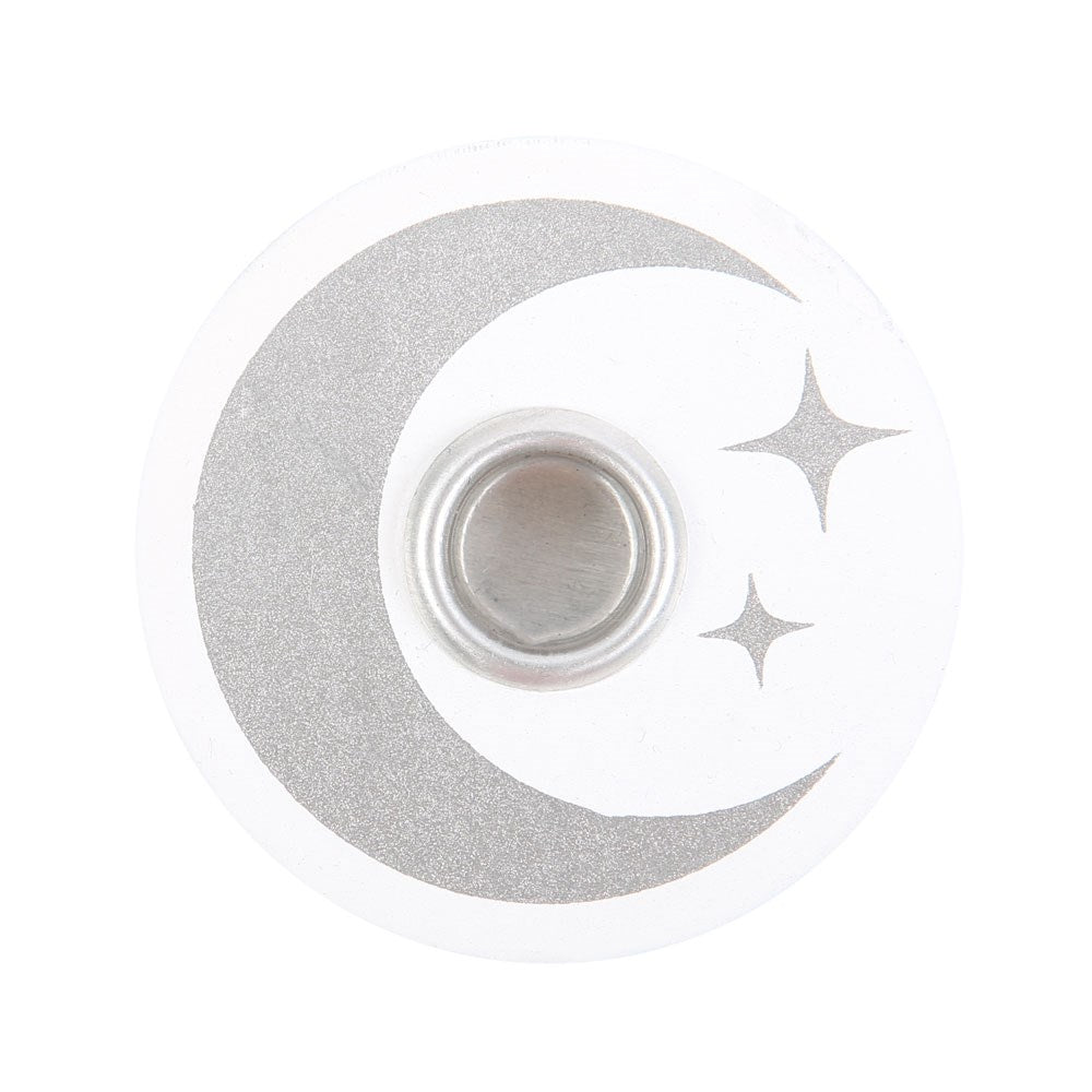 White Moon Spell Candle Holder