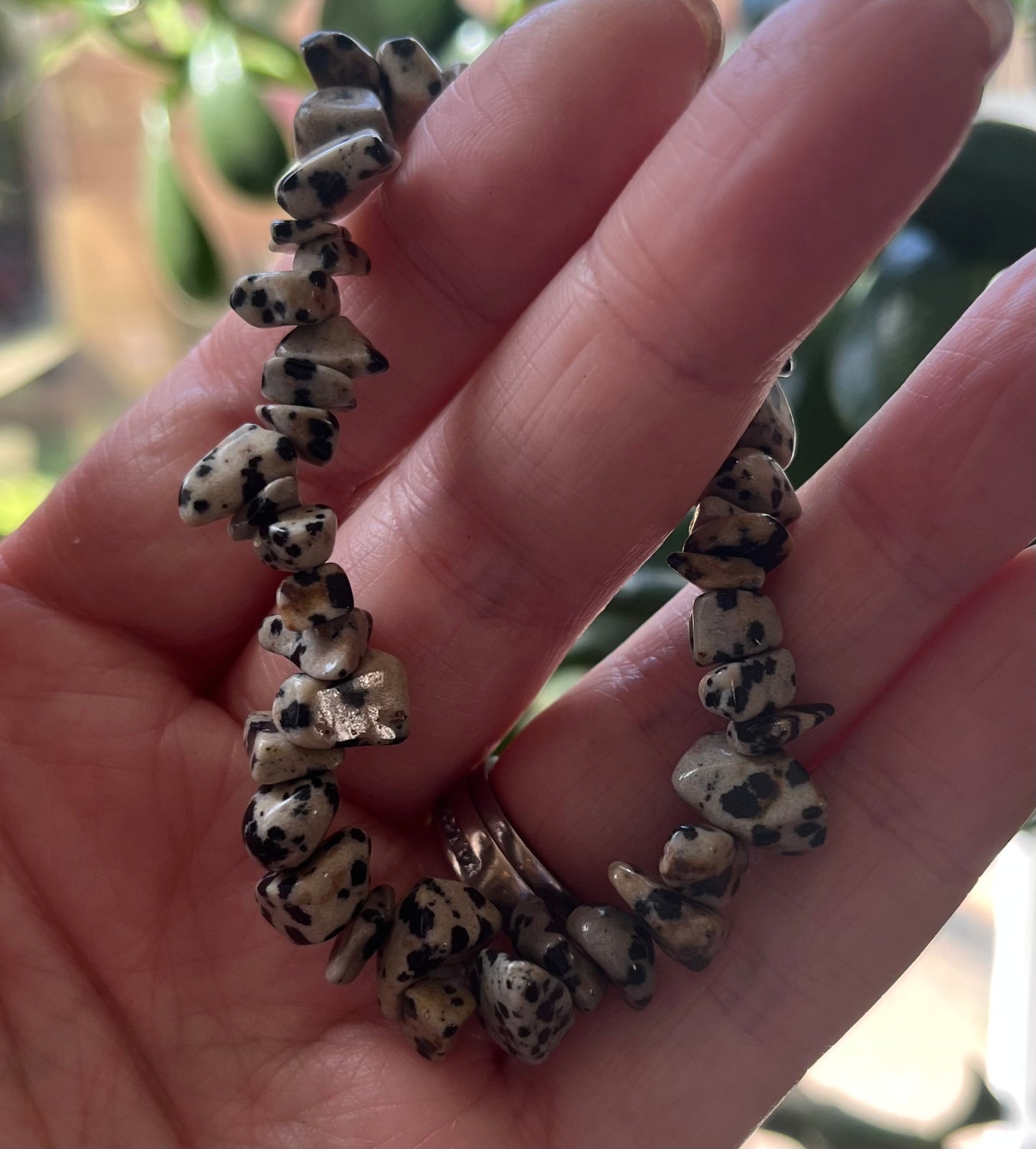 Elasticated Crystal Chip Bracelets