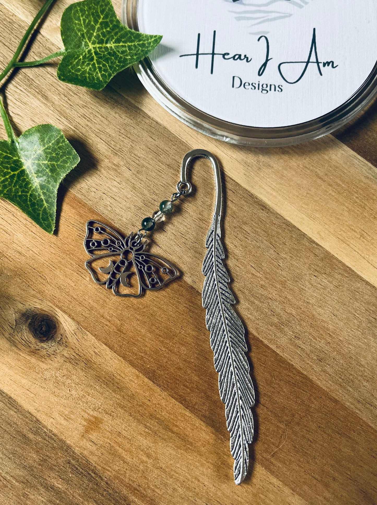 Crystal Feather Bookmarks