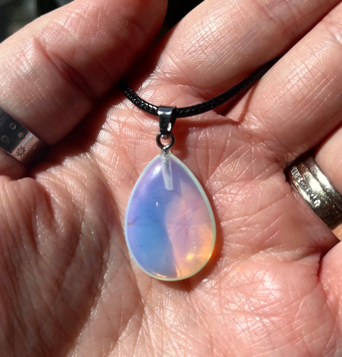Crystal Teardrop Pendants