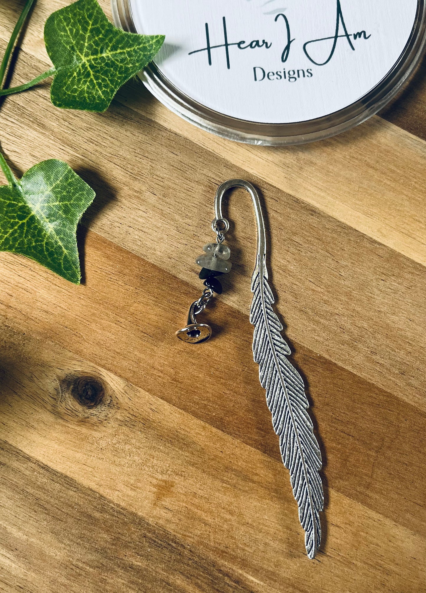 Crystal Feather Bookmarks