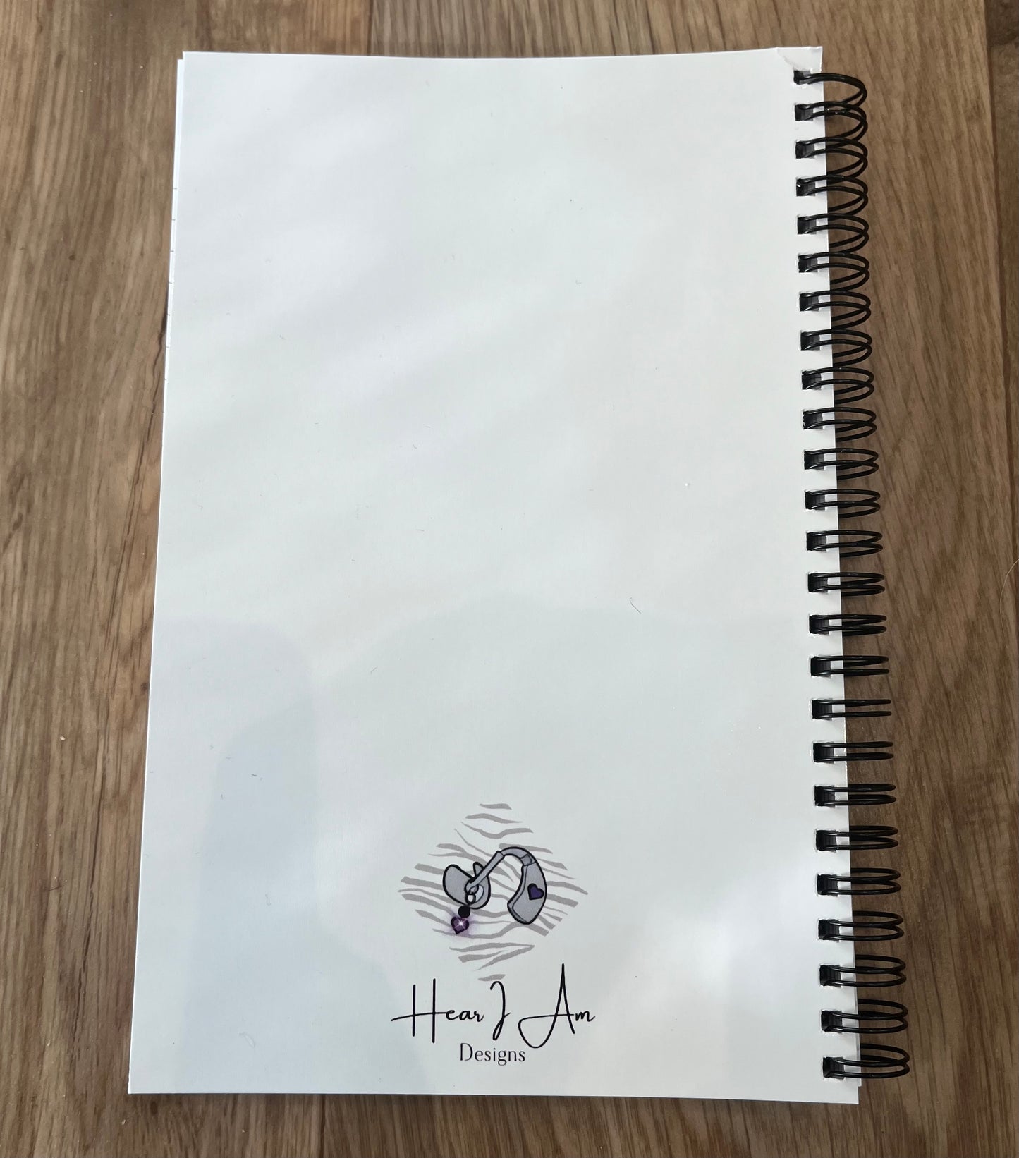BSL Fingerspelling A5 Spiral Notebook – “Notes” Design