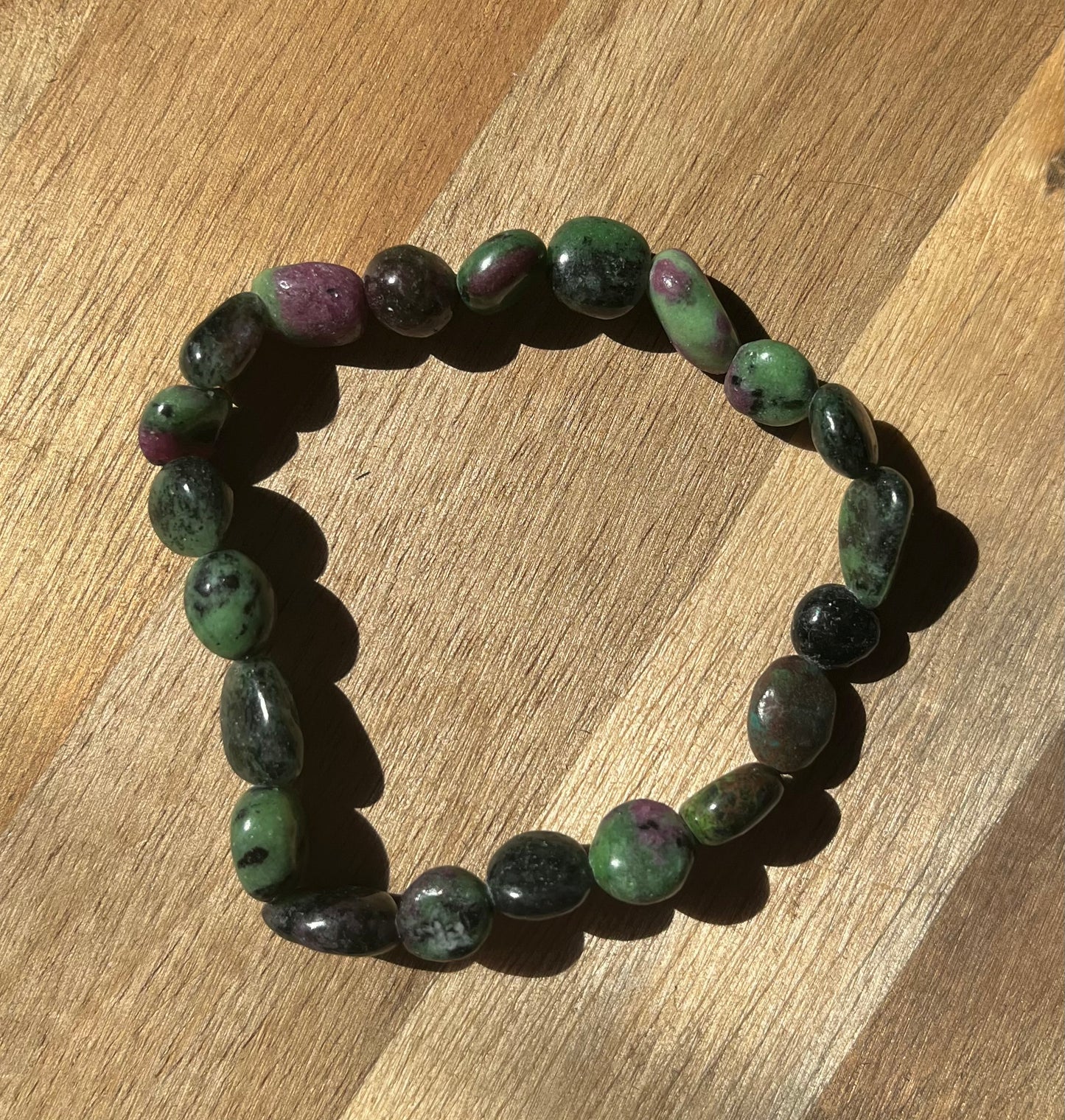 Elasticated Crystal Tumble Stone Bracelets - various crystals