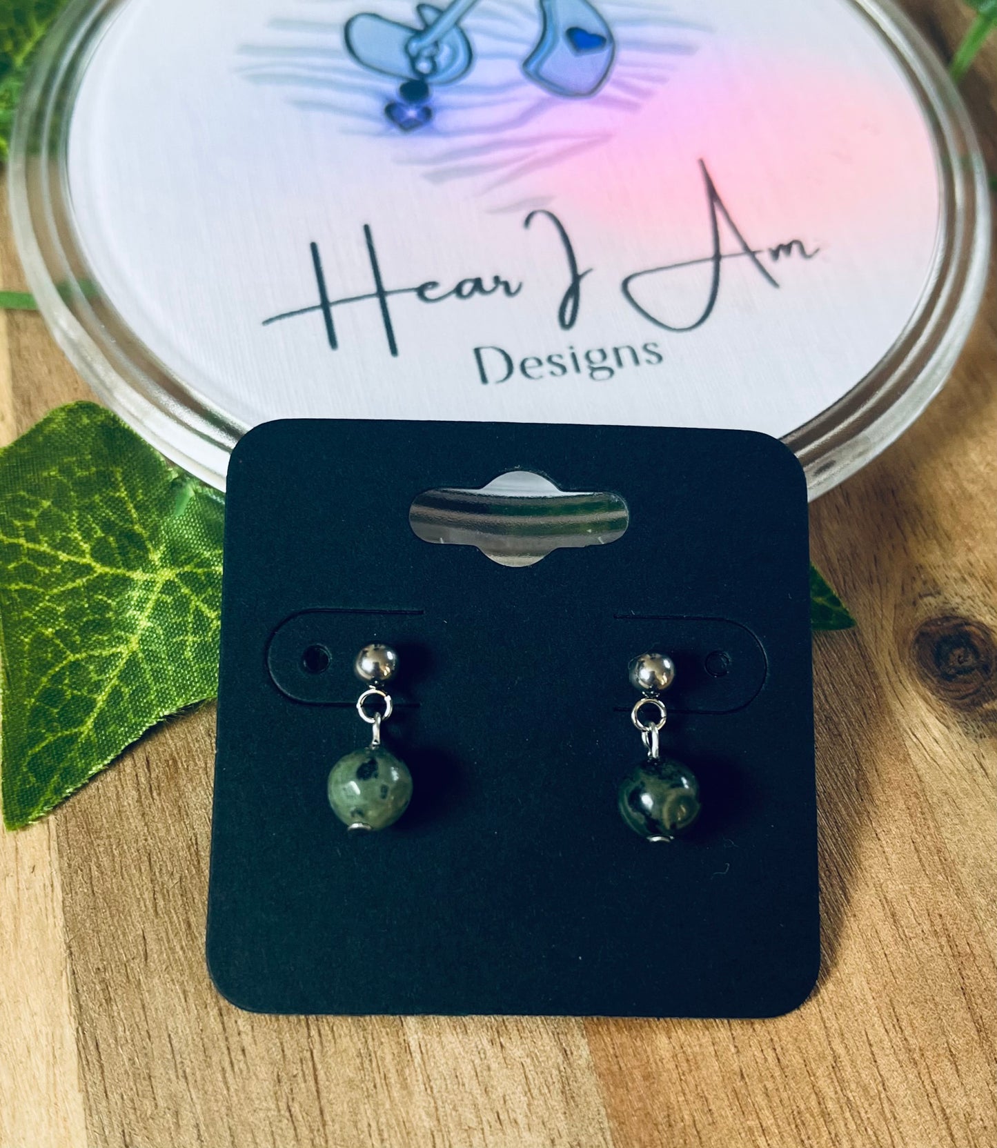 Stainless Steel Stud Drop Earrings – Various Designs Available