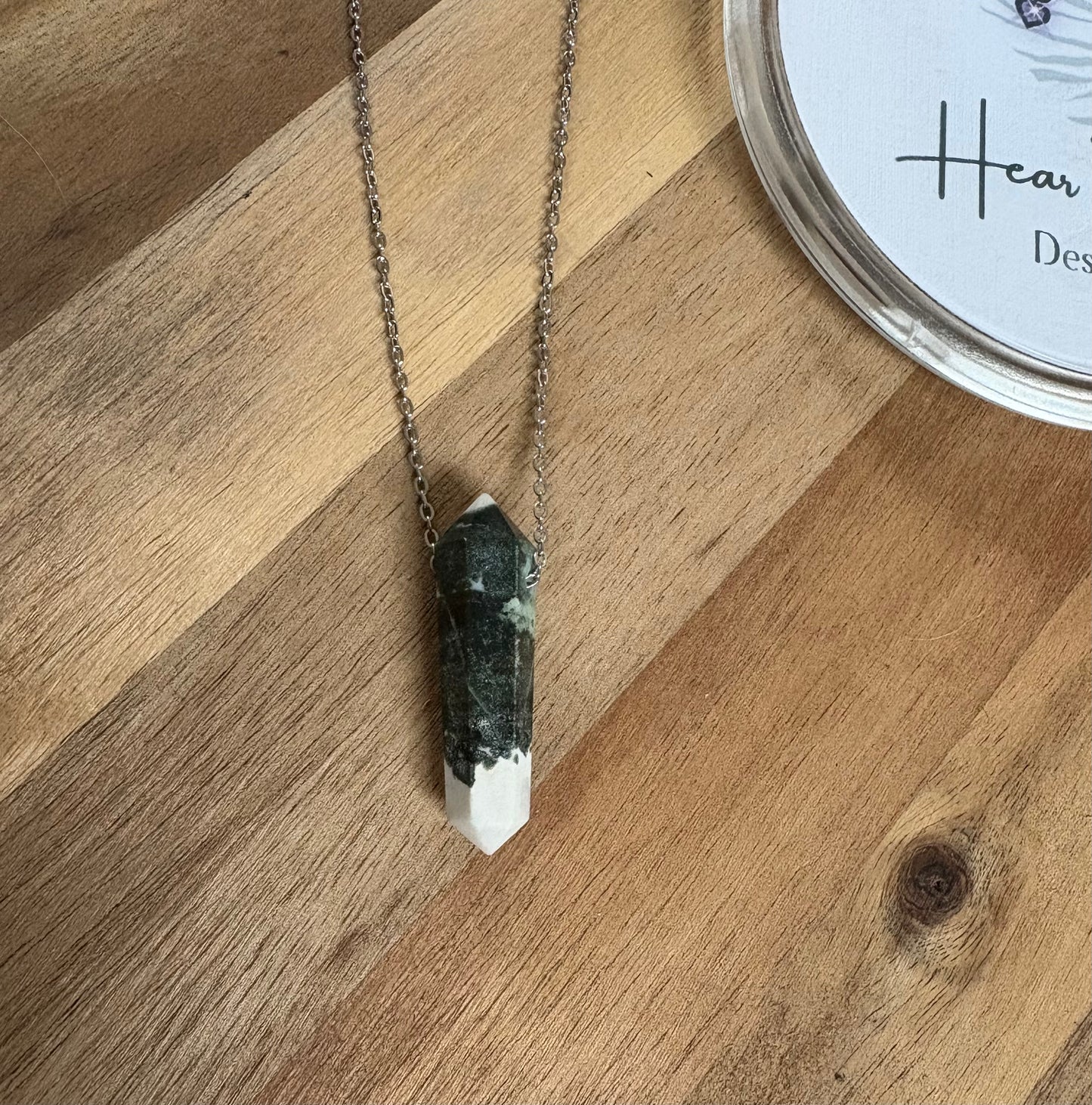 Crystal DT Point Pendant