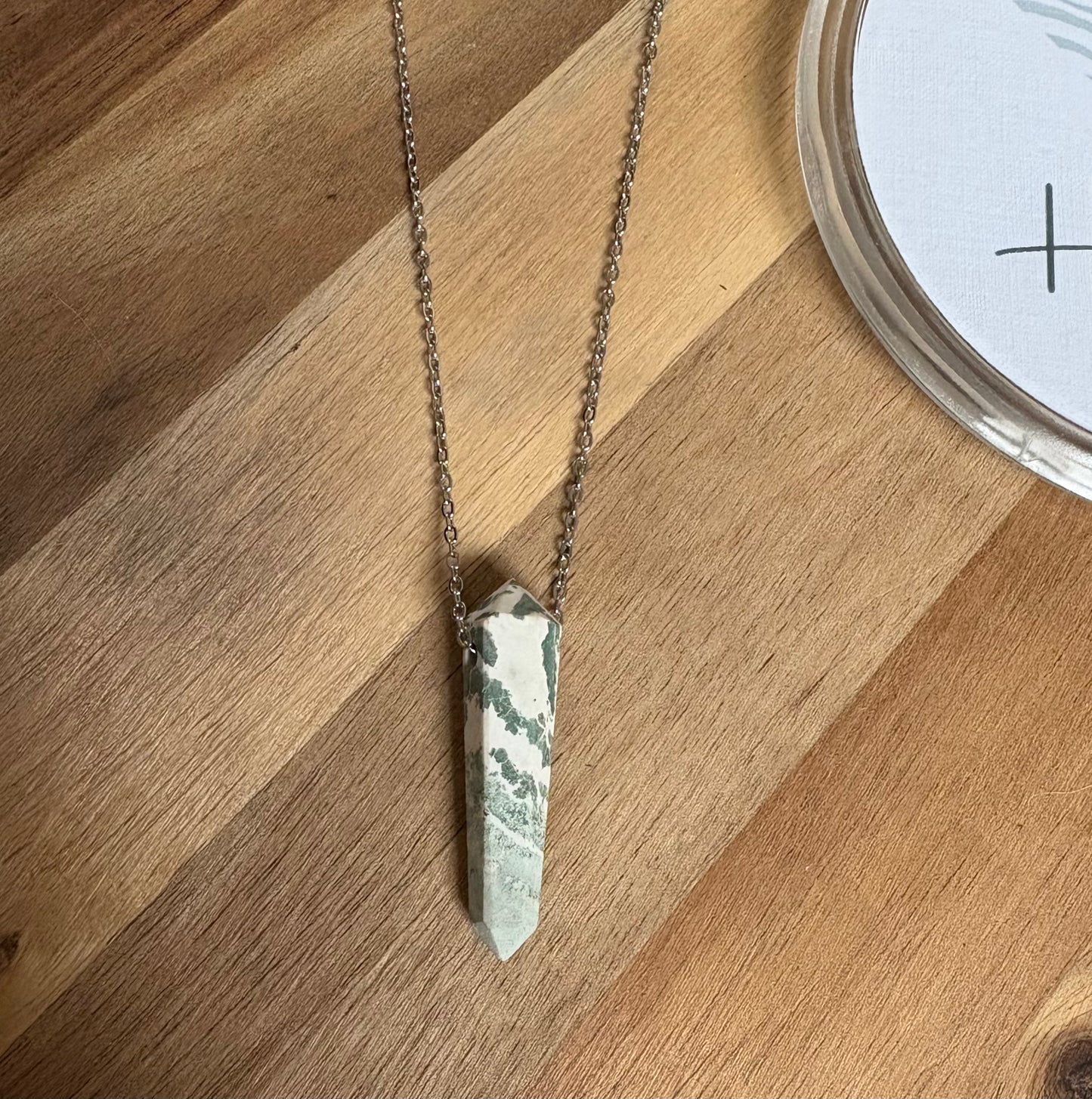 Crystal DT Point Pendant