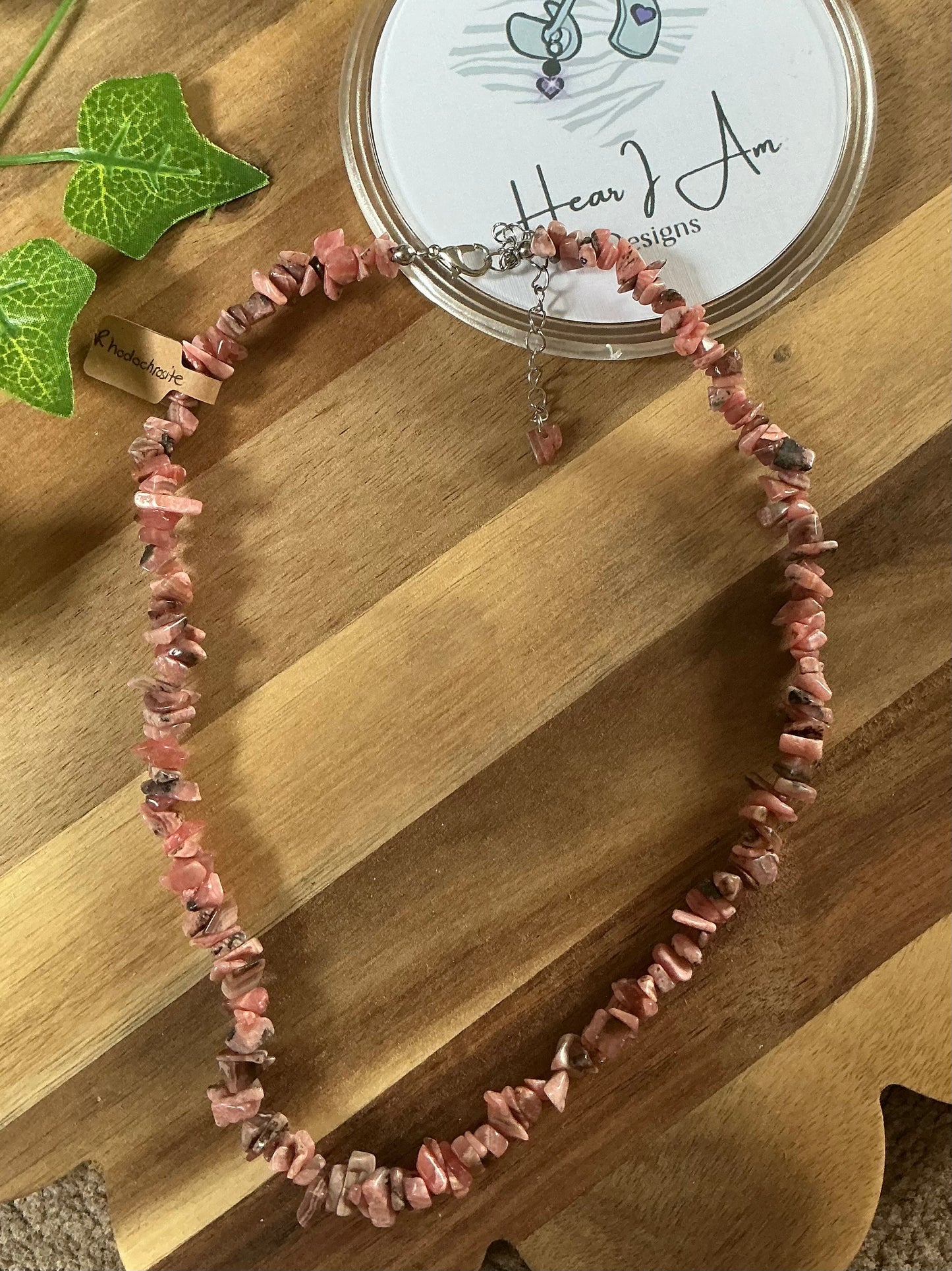 Crystal Chip Necklace - various materials