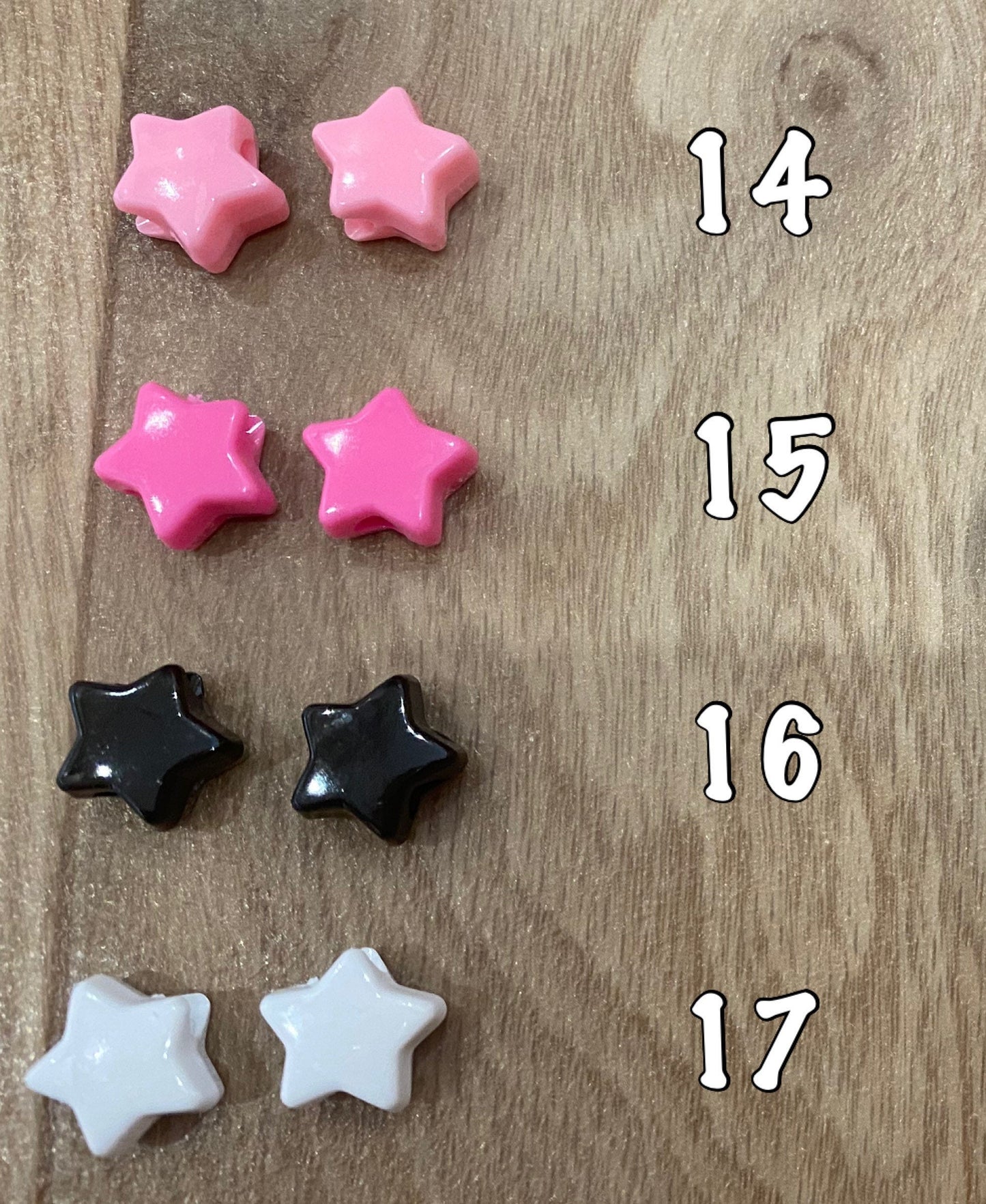 Star Beads for Hearing Aids (pair)