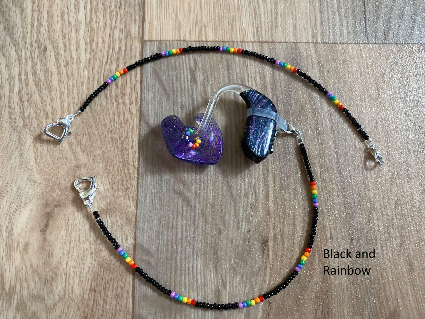 Beaded Hearing Aid Retainers