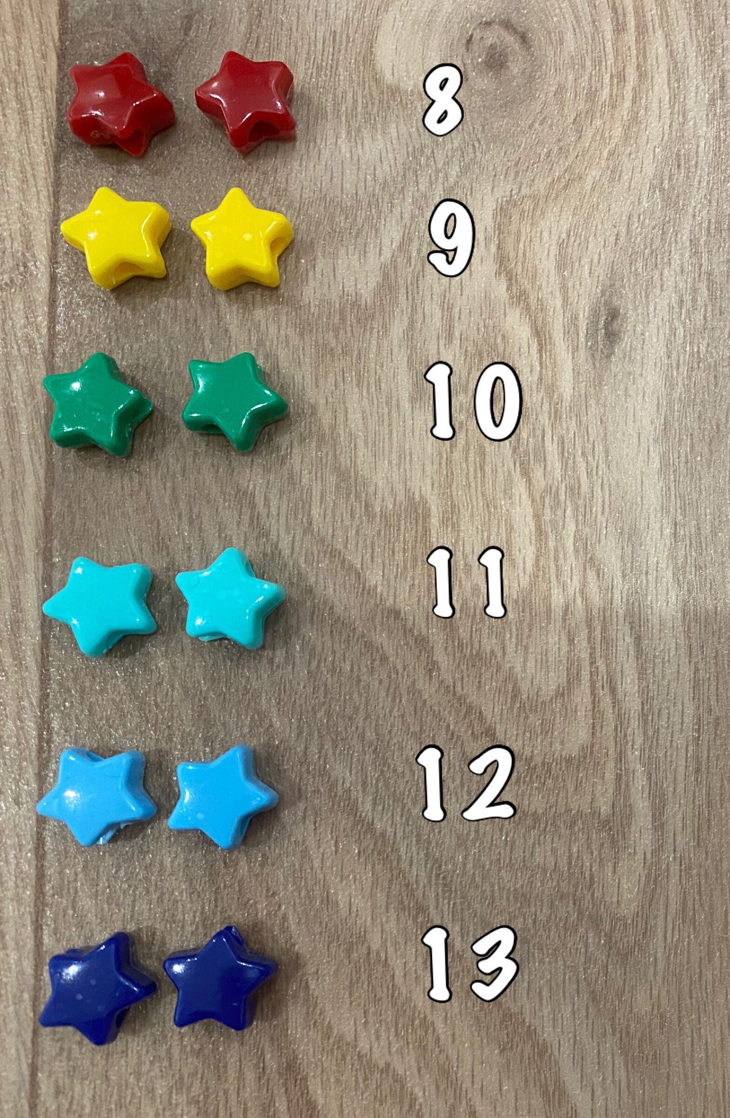 Star Beads for Hearing Aids (pair)