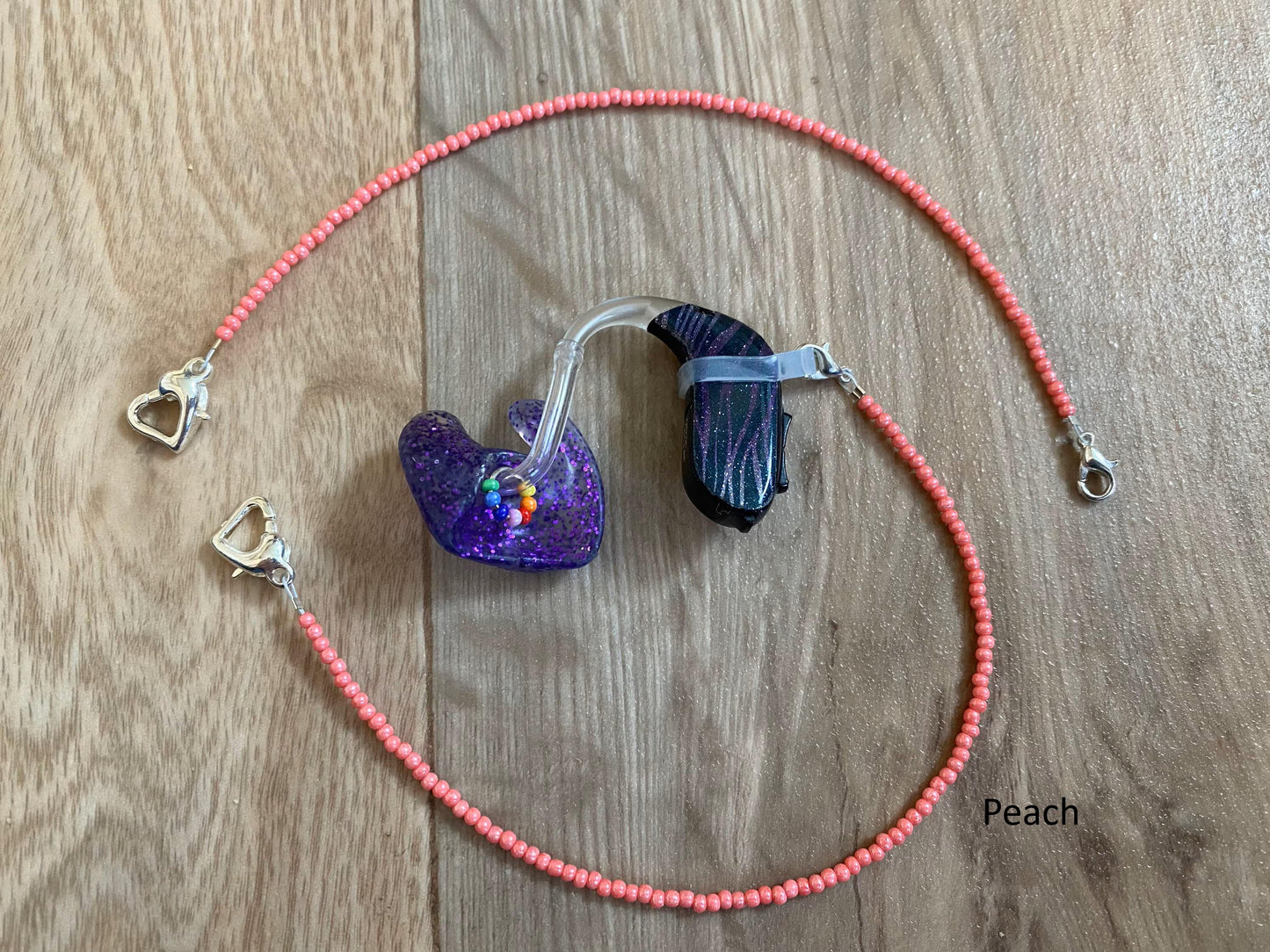 Beaded Hearing Aid Retainers