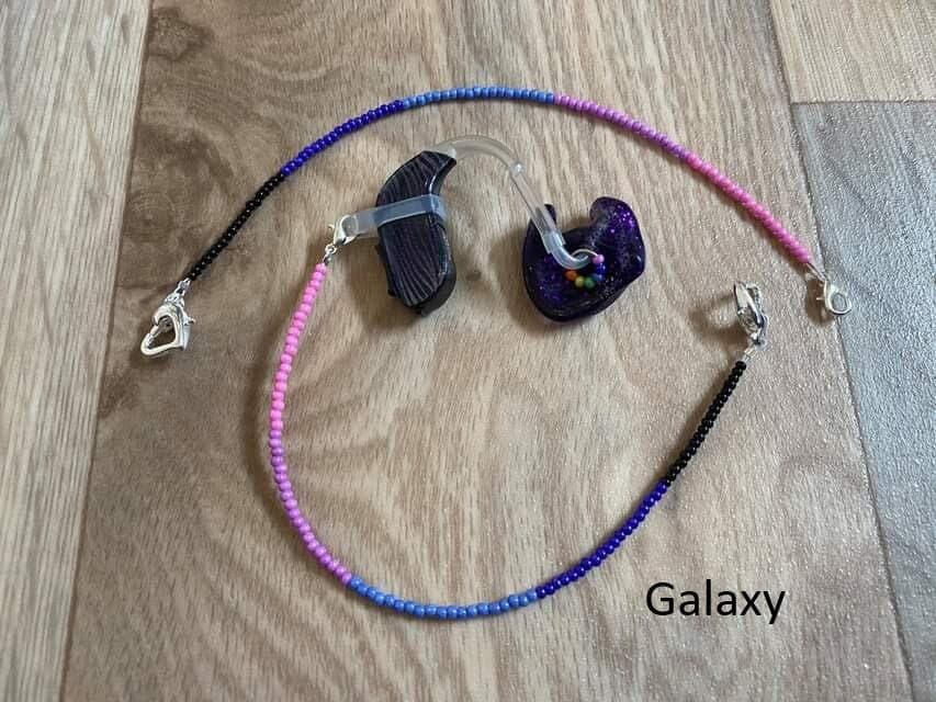Beaded Hearing Aid Retainers